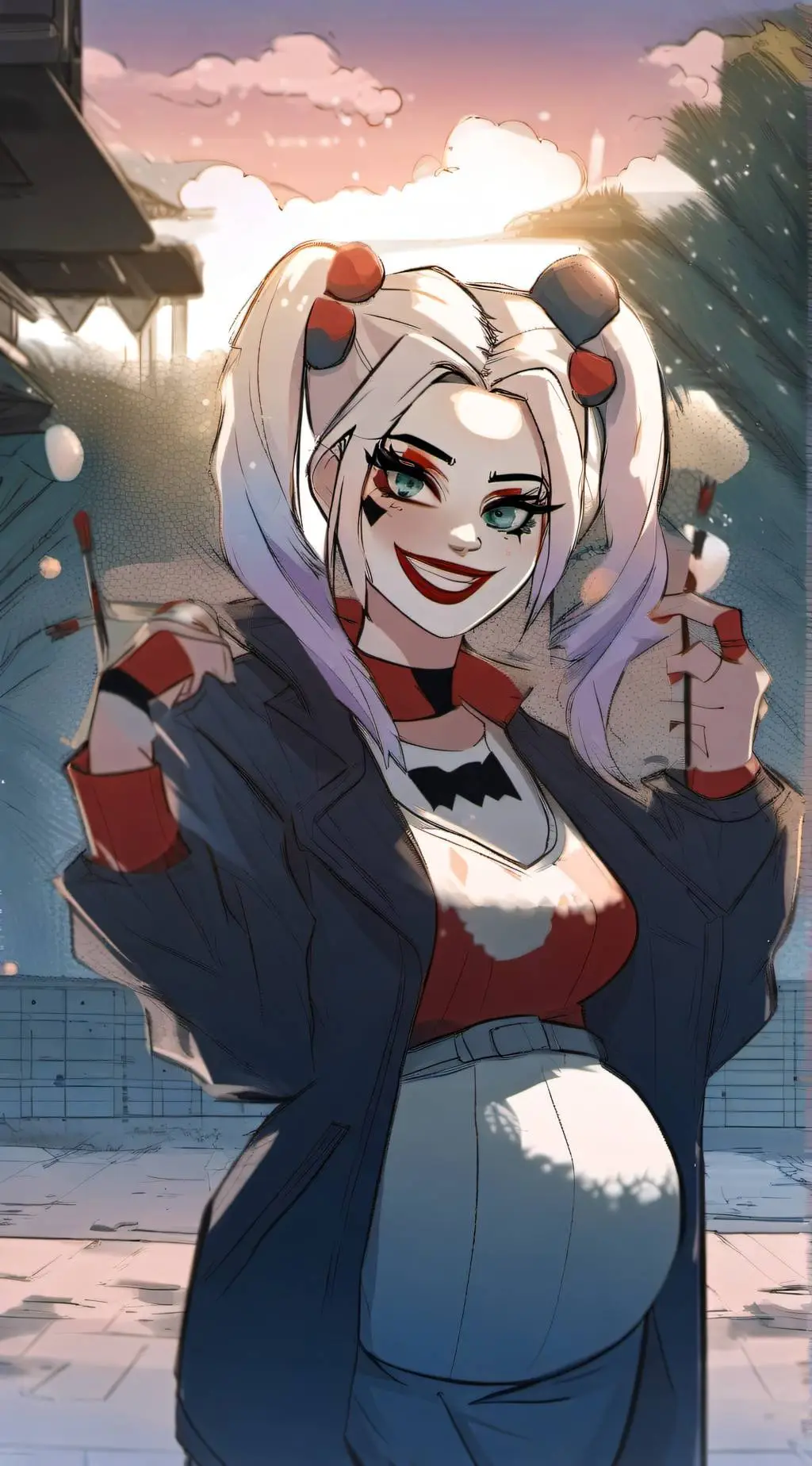 ai character: Harley Quinn background