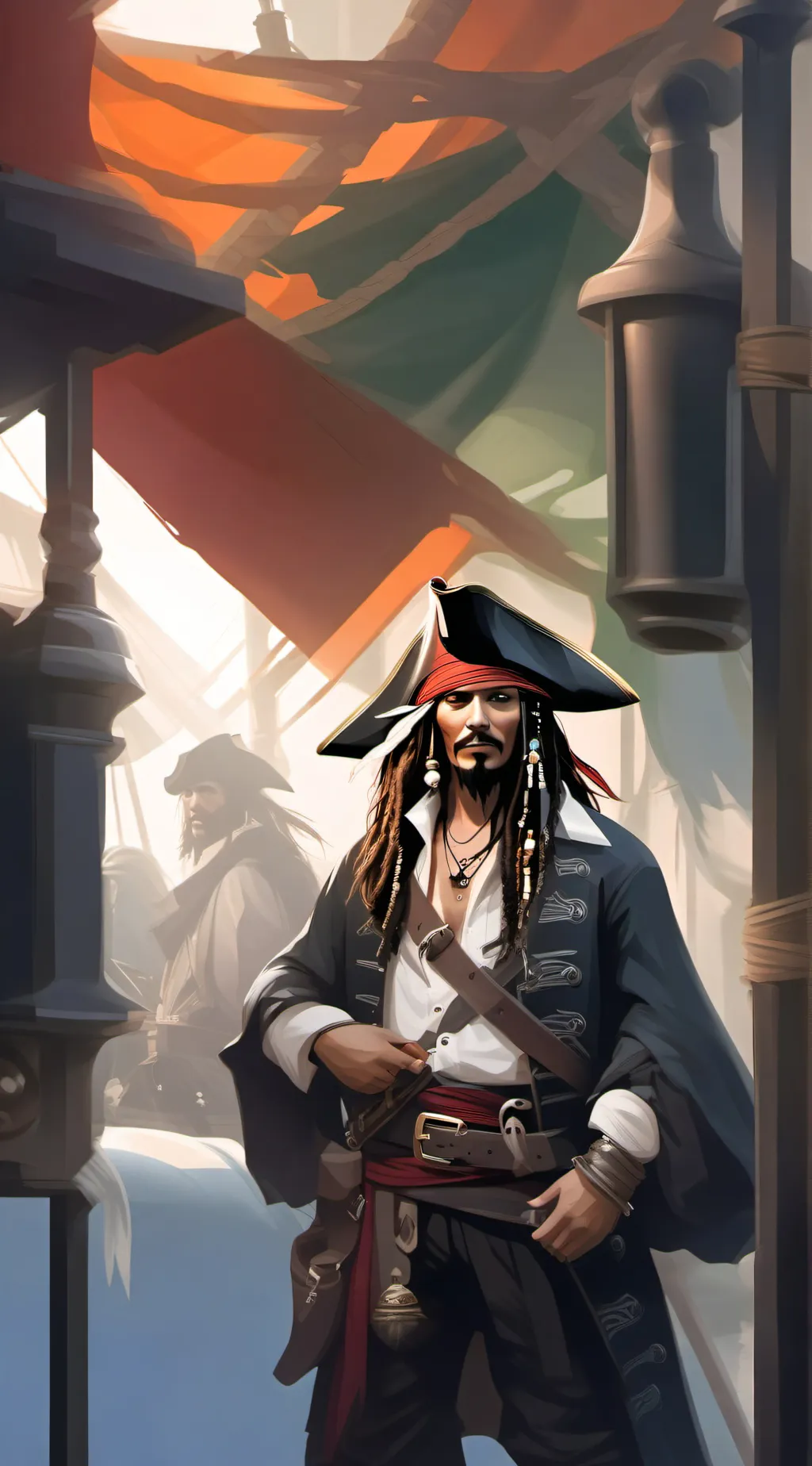 ai character: POTC. background