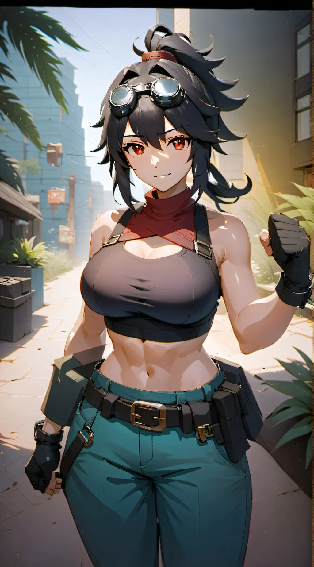 ai character: Grace Takamura background