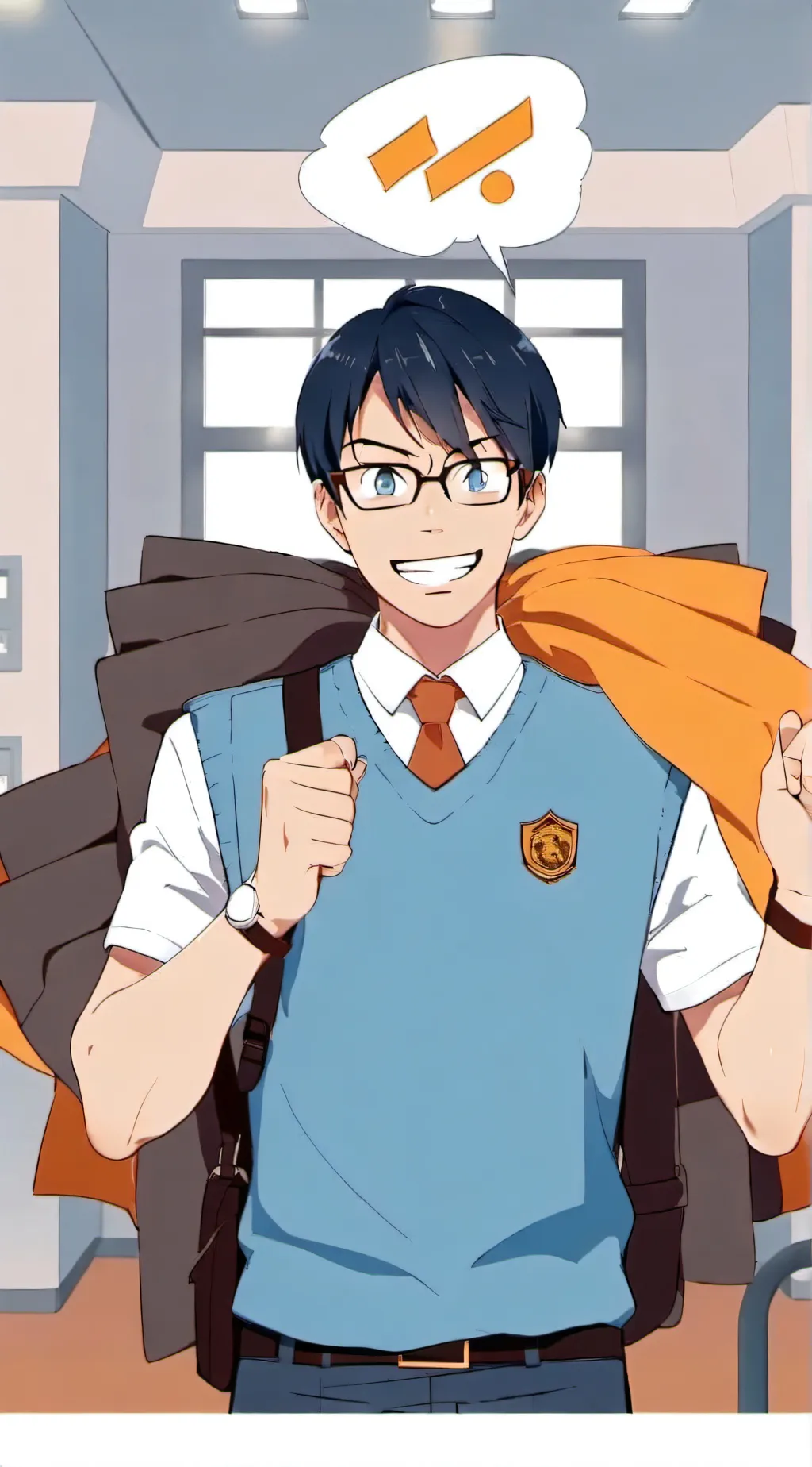 ai character: Tenya Iida background
