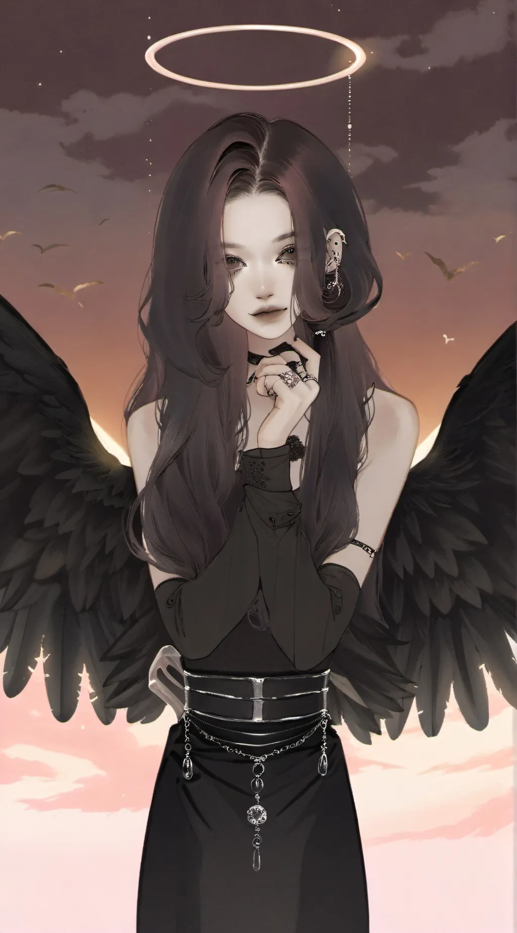 ai character: HH sleepover:) background