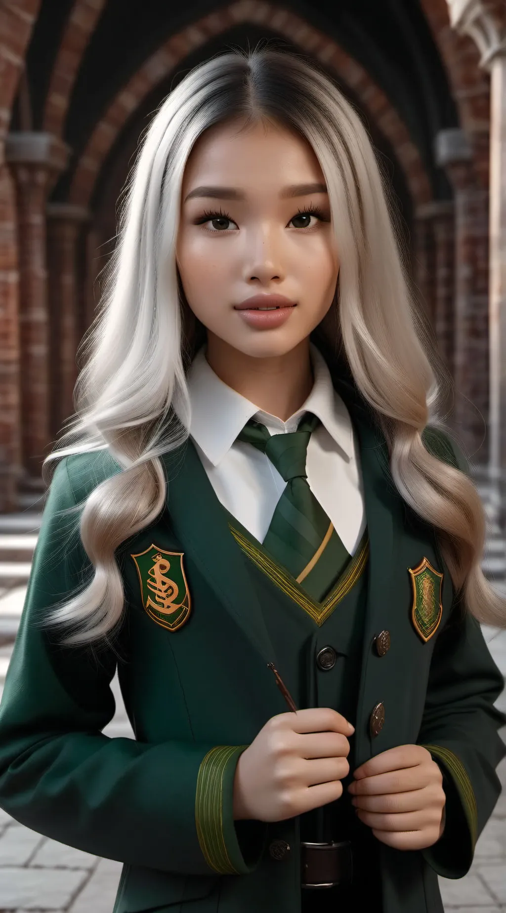 ai character: Hogwarts background