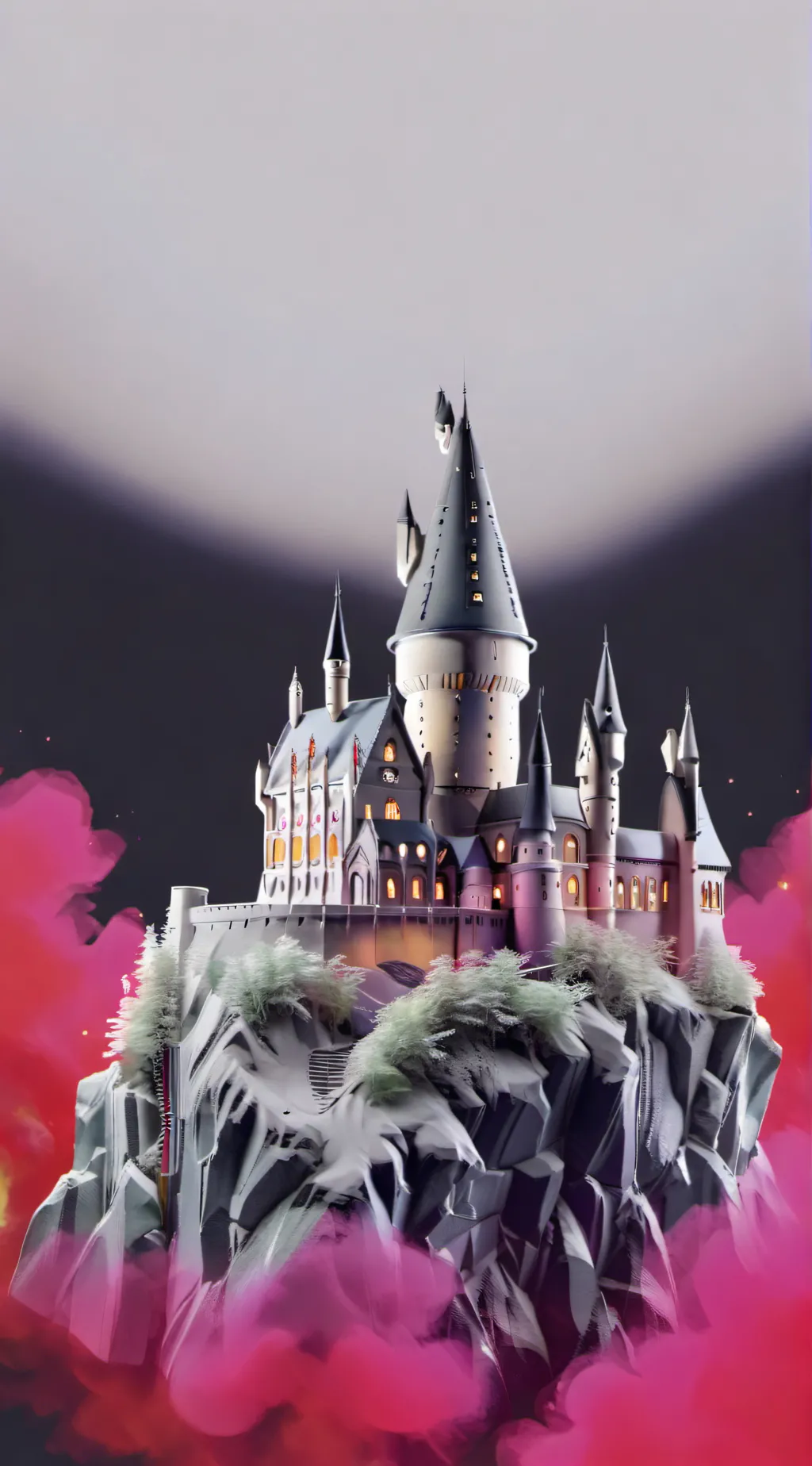 ai character: Hogwarts! background