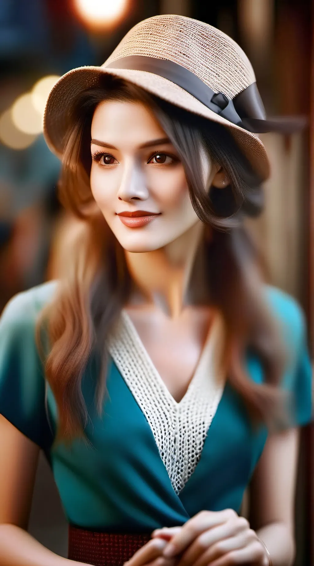 ai character: Ashley background