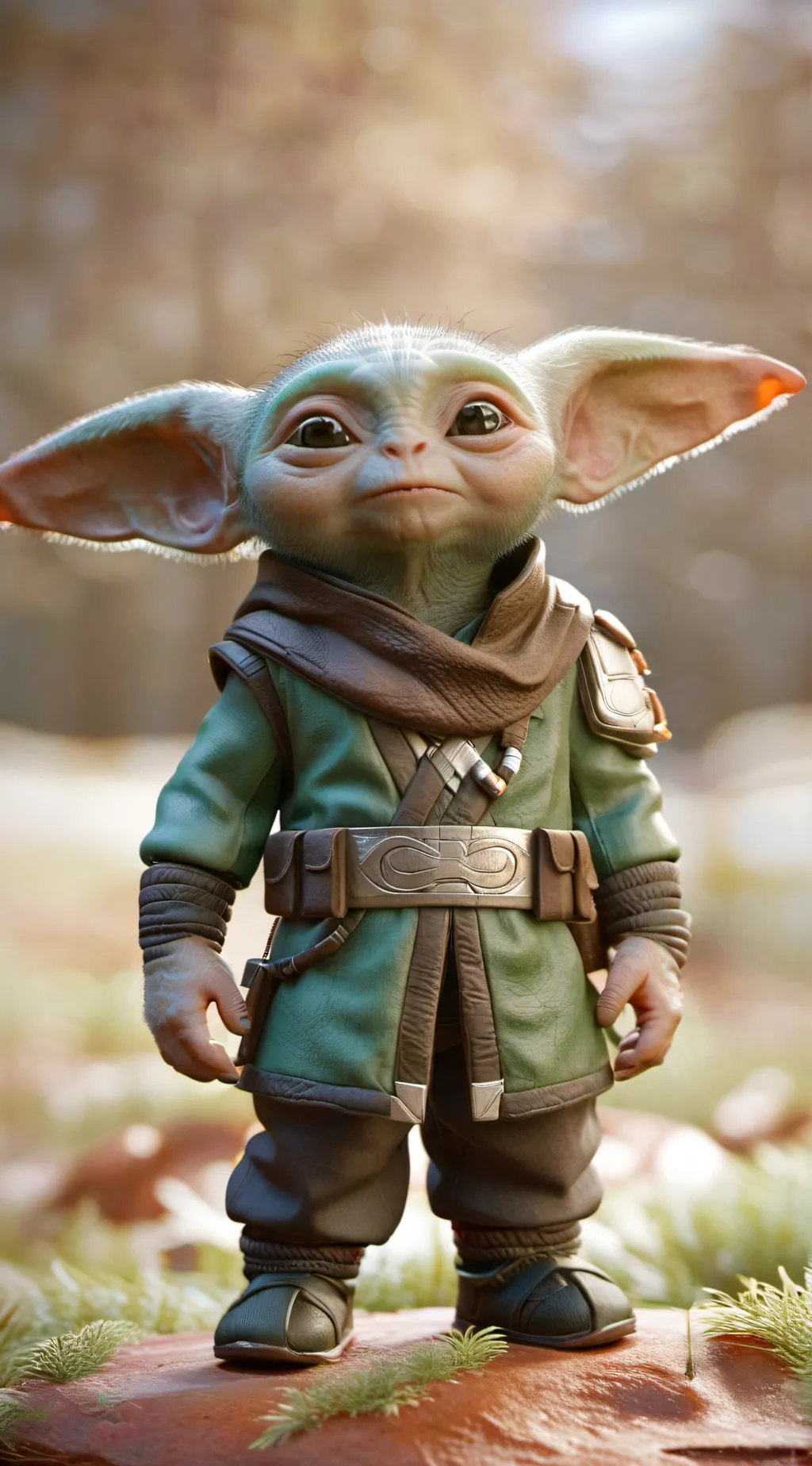 ai character: Babyyoda background