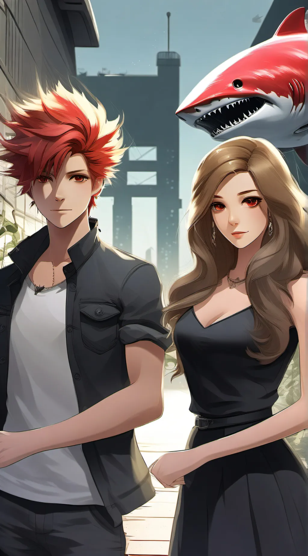 ai character: KiriBakuBee background