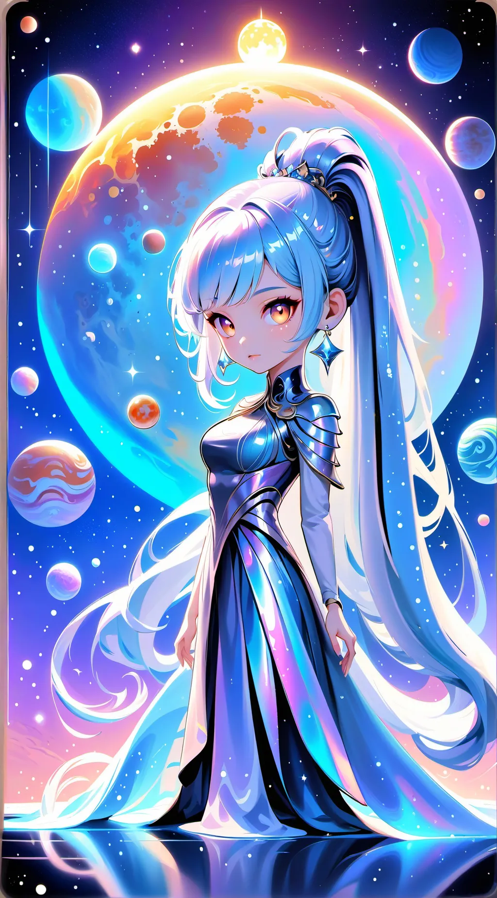 ai character: Solar system human background