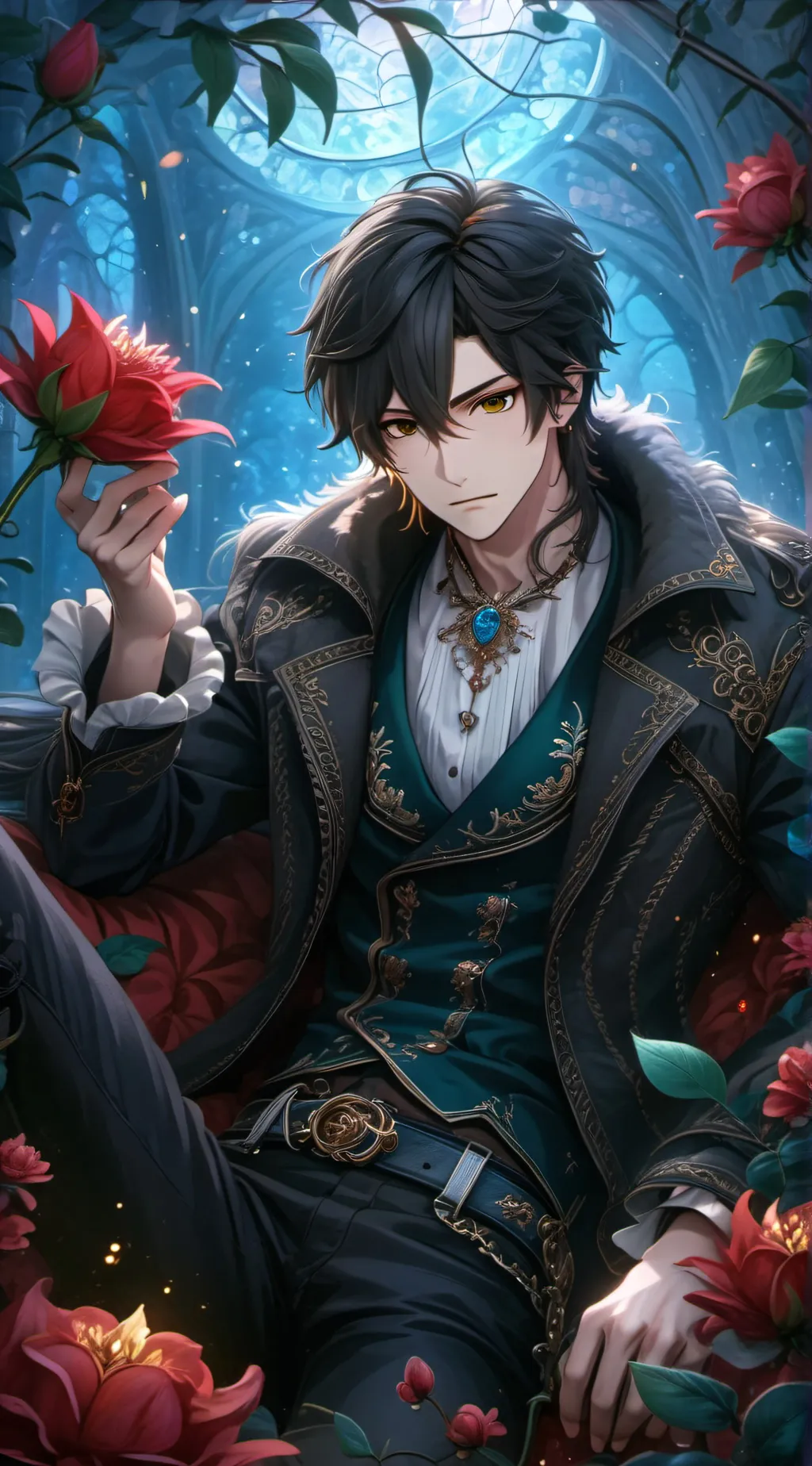 ai character: sam💕💕💕 background