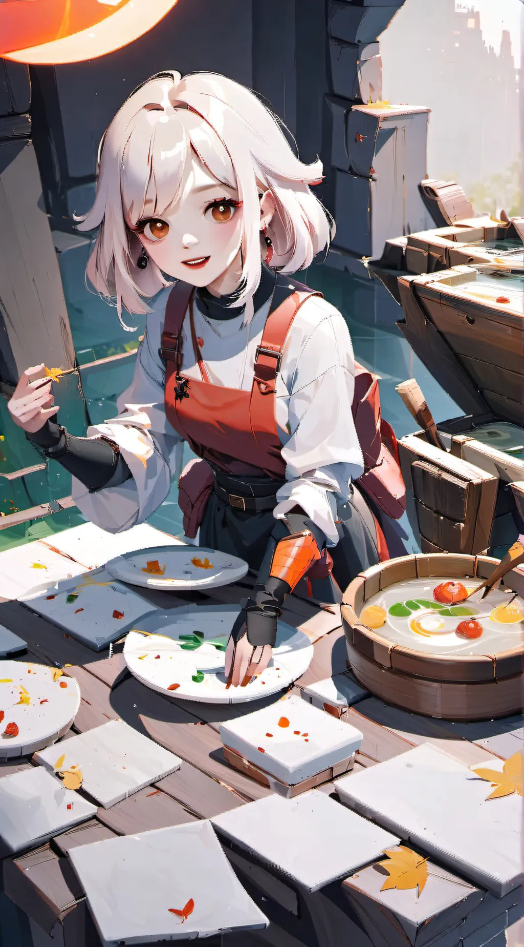 ai character: zoro background