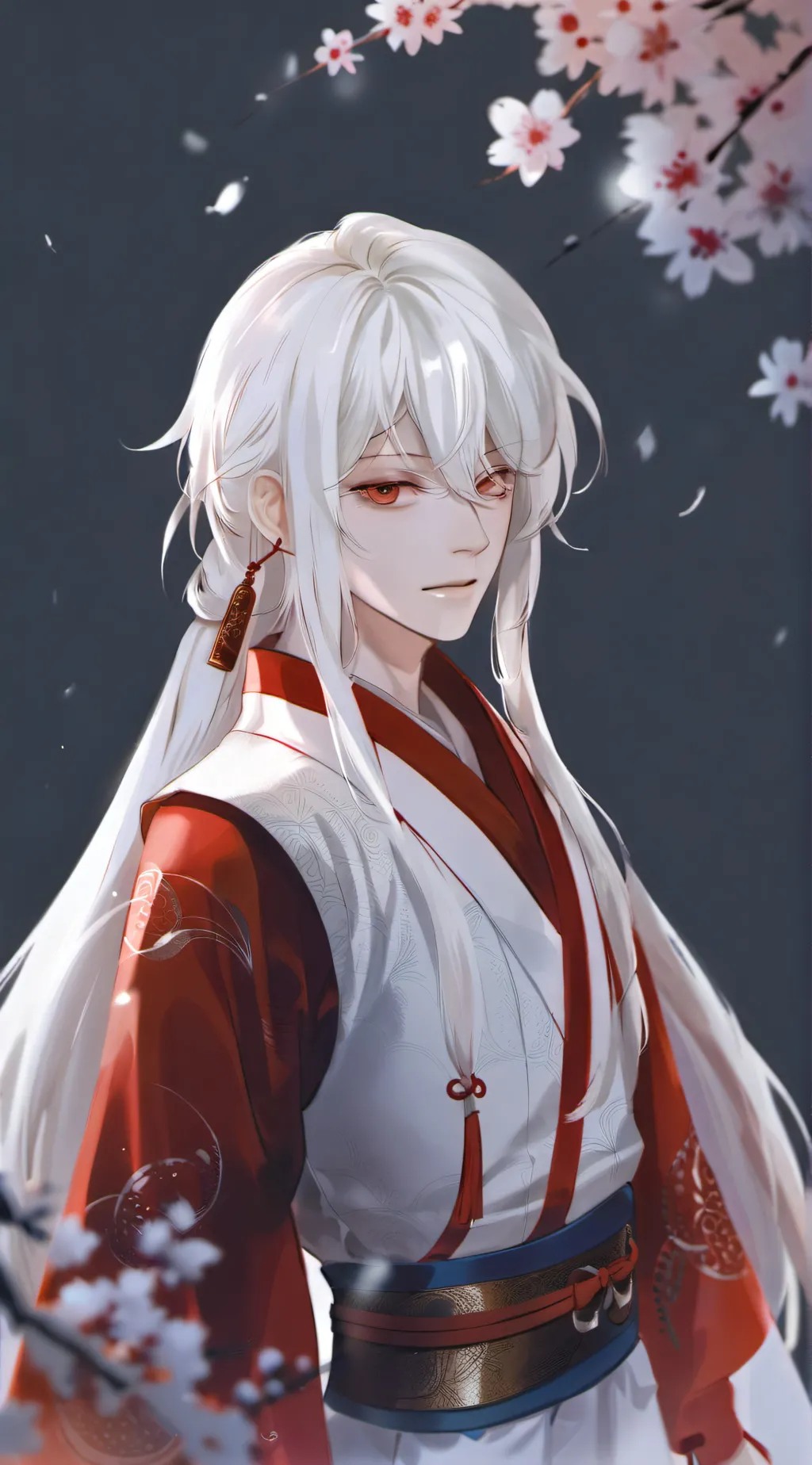 ai character: 栢尋 background