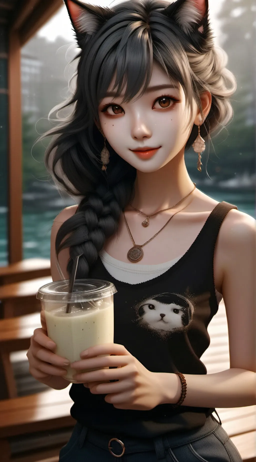ai character: Kissy😘 background