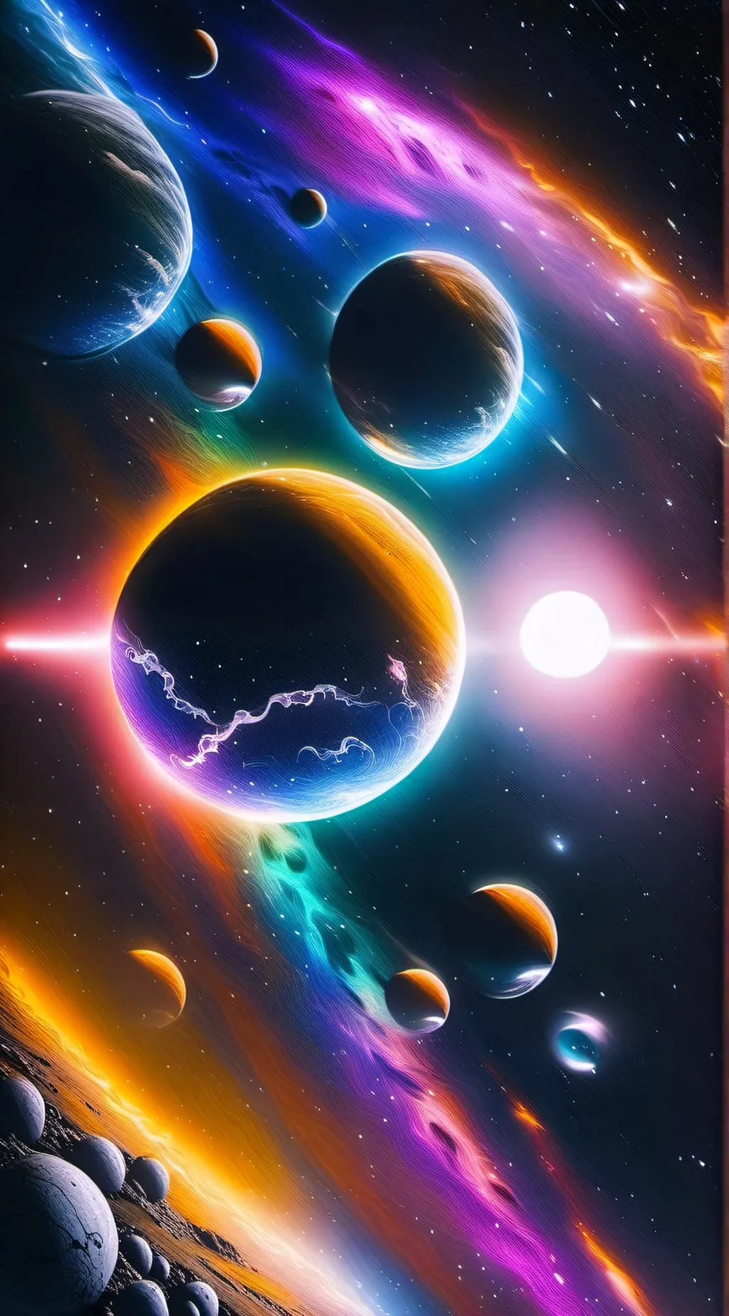 ai character: solarballs background