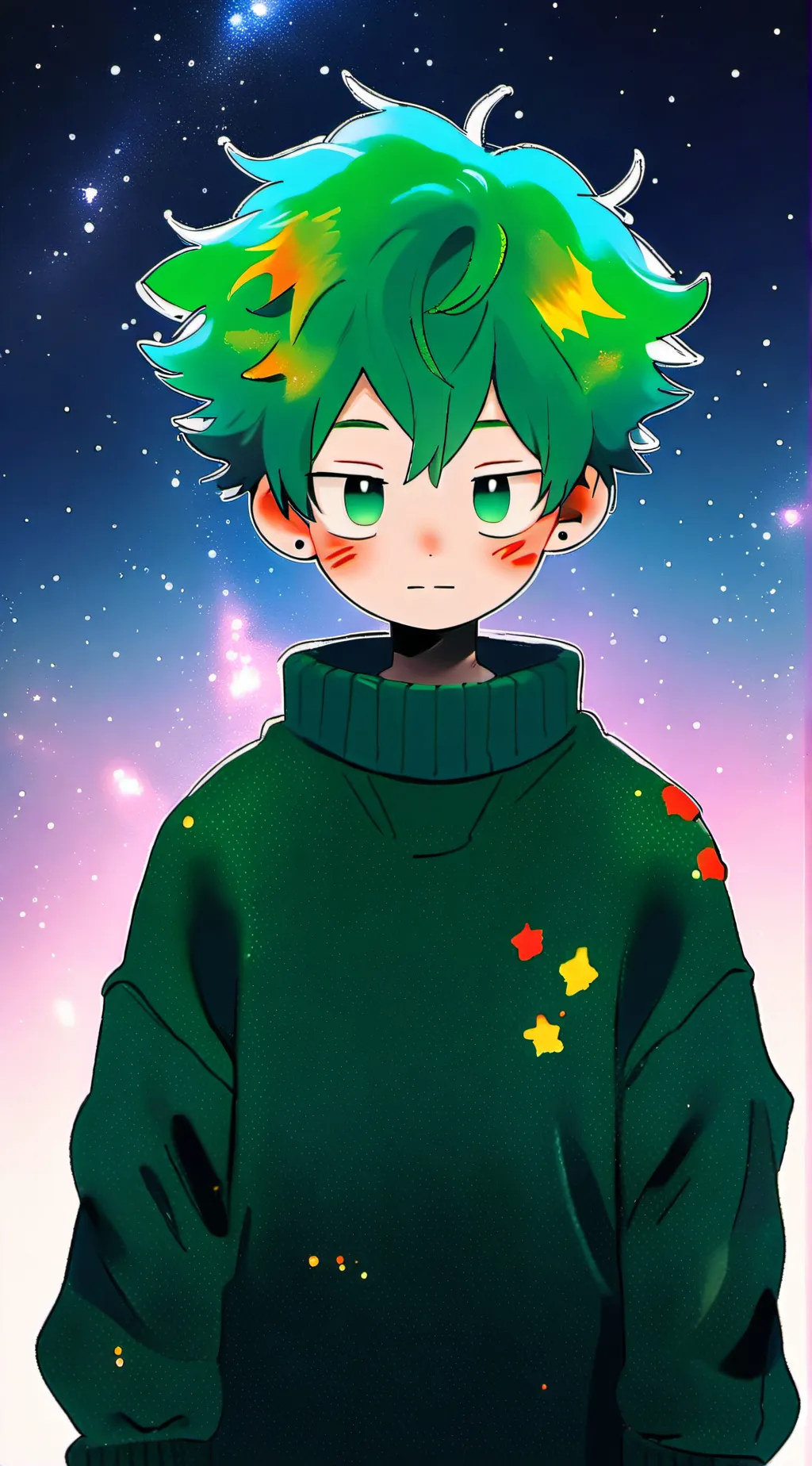 ai character: Deku background