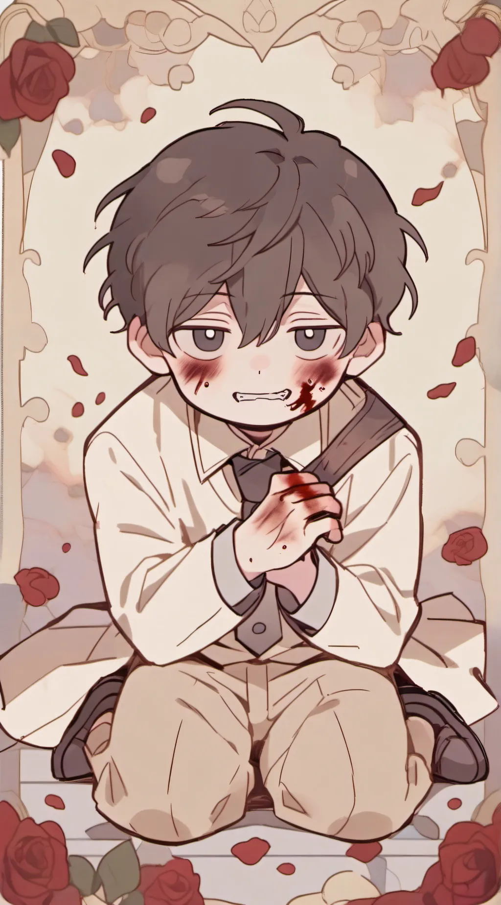 ai character: small vampire background