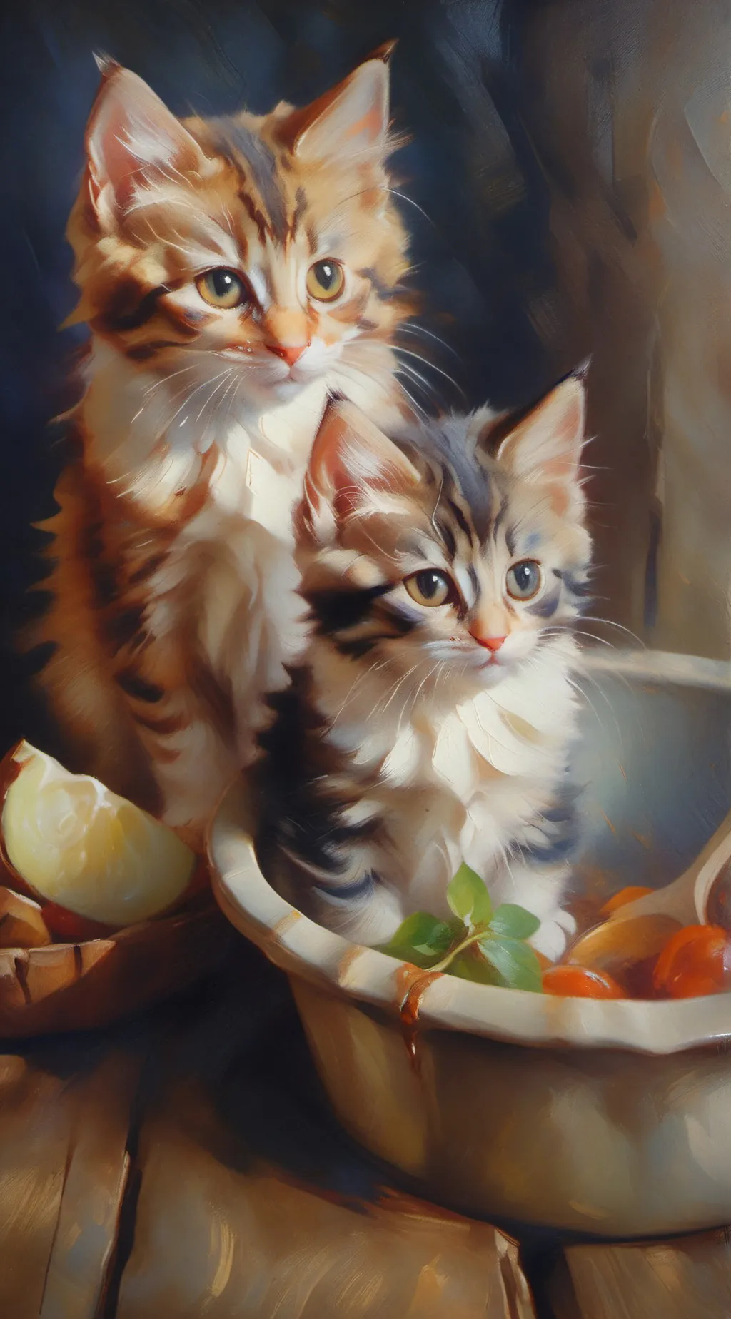 ai character: Kitten Buffet  background