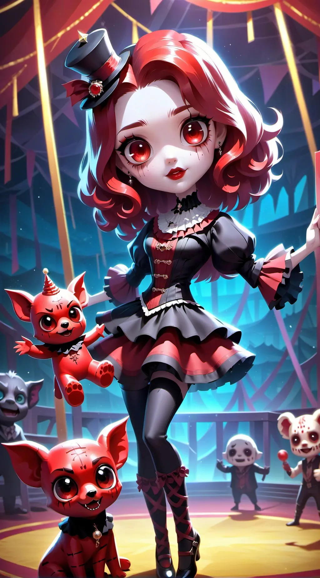 ai character: Cecile background