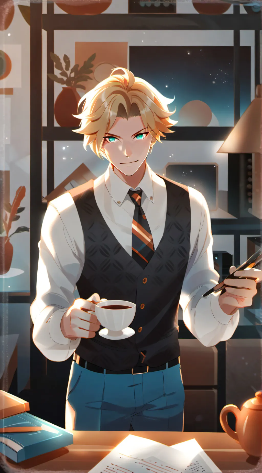 ai character: all might Dad background