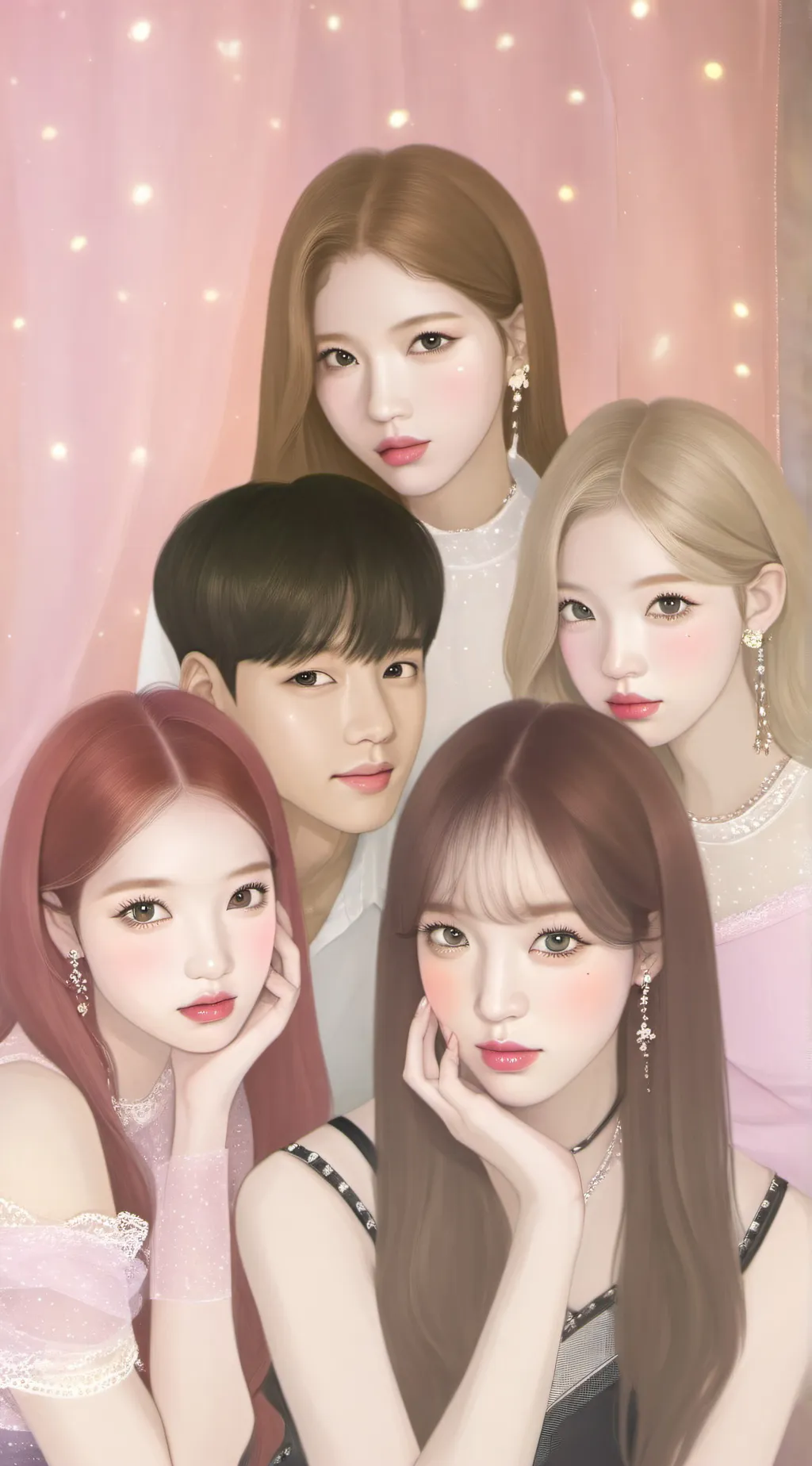 ai character: blackpink collab background