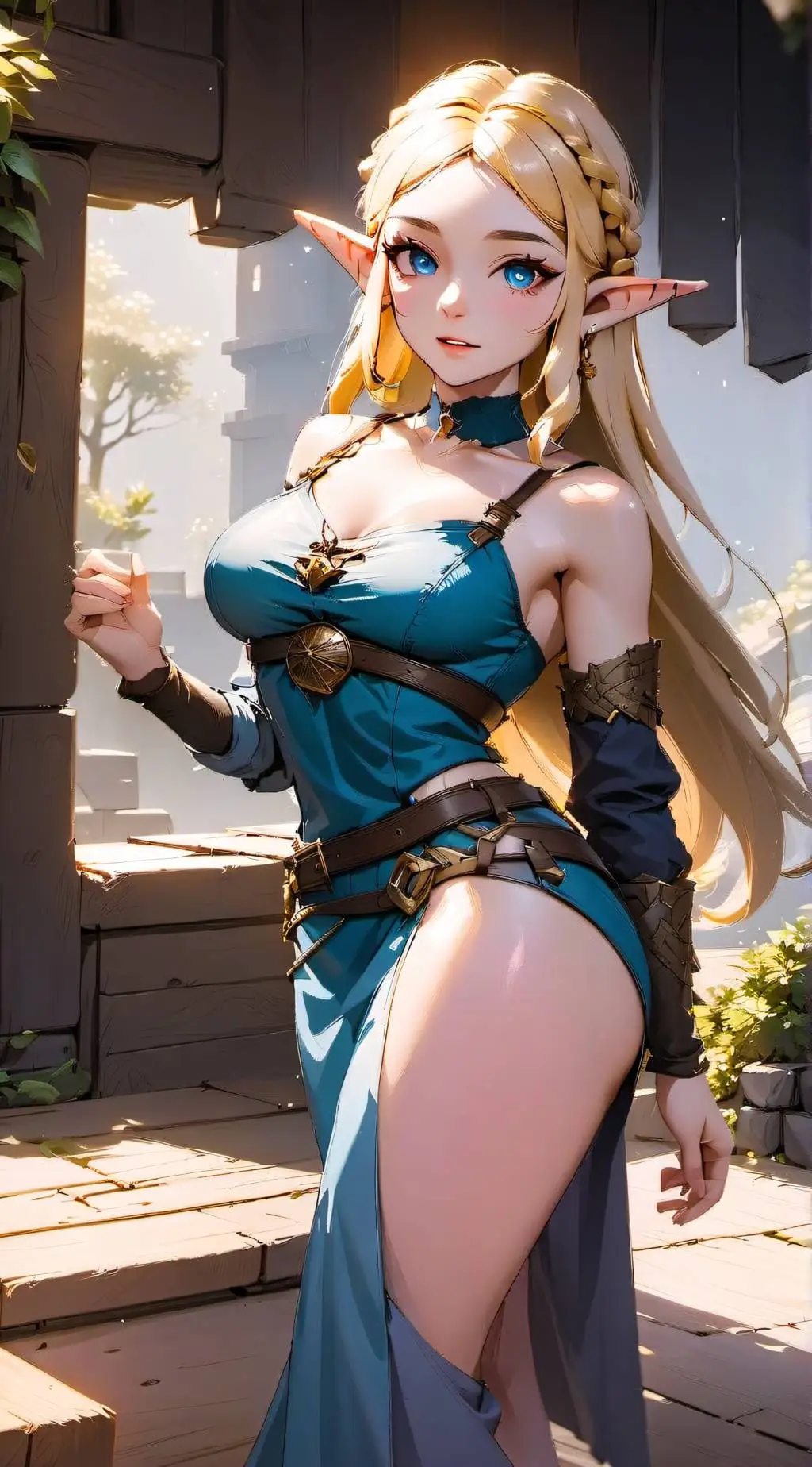 ai character: Zelda background