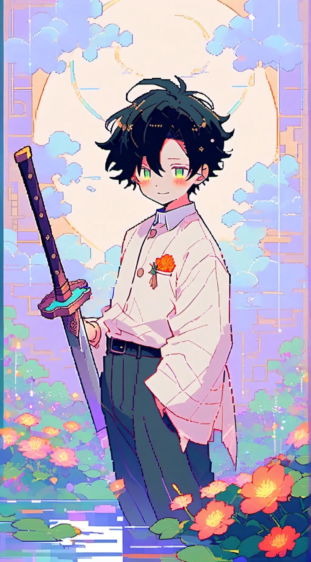ai character: 🎶 background