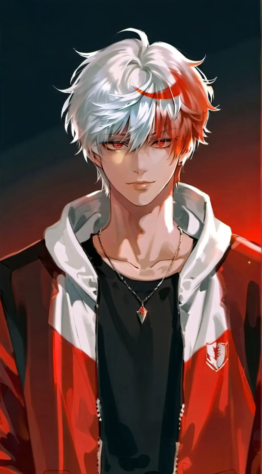 ai character: Shoto todoroki  background