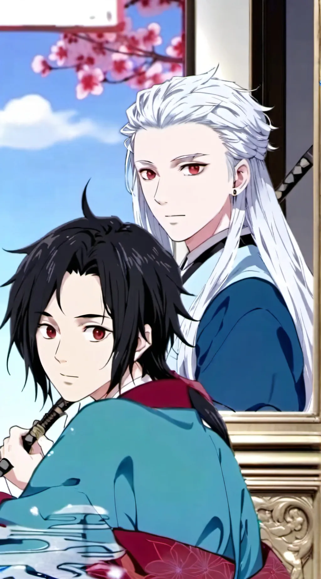ai character: Hashira before Nez background