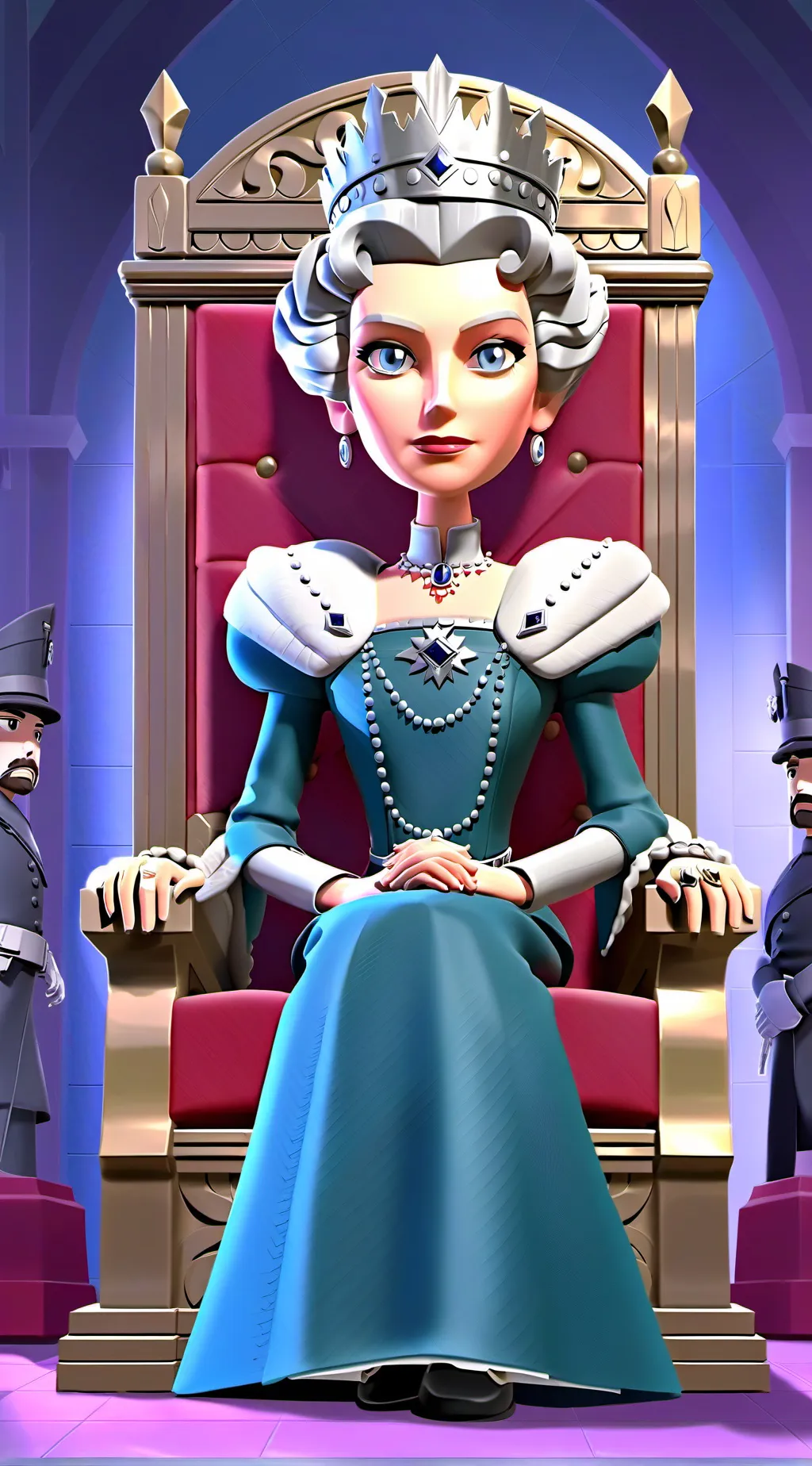 ai character: Queen Teila background