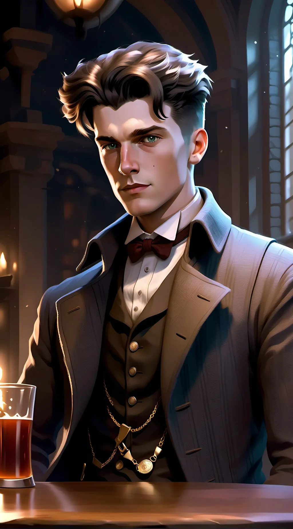 ai character: Finn Shelby  background