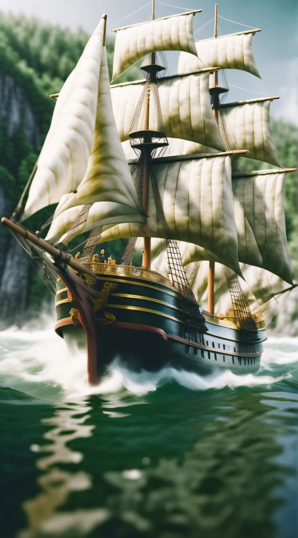 ai character: straw hats background