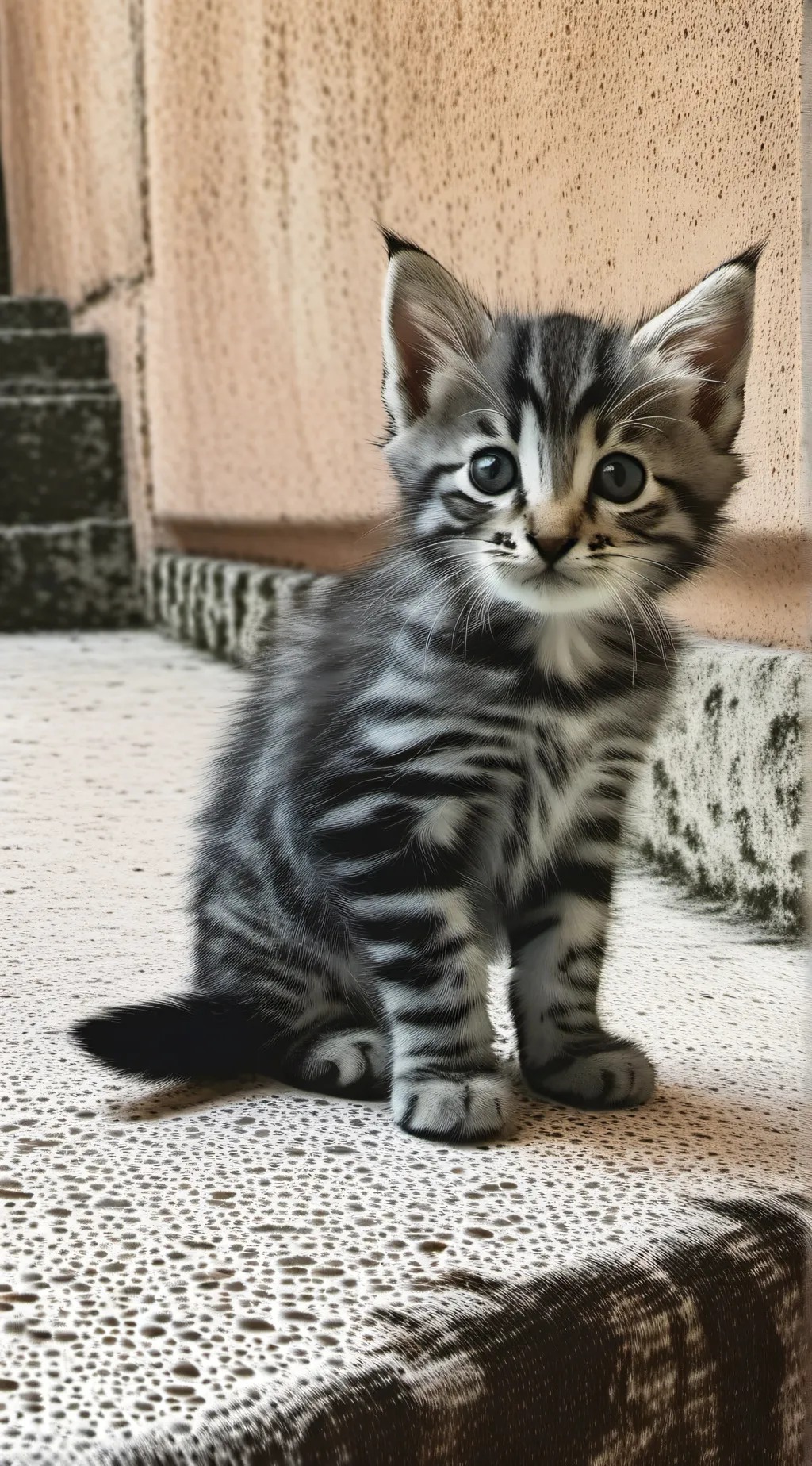 ai character: newborn kitten 🍼 background