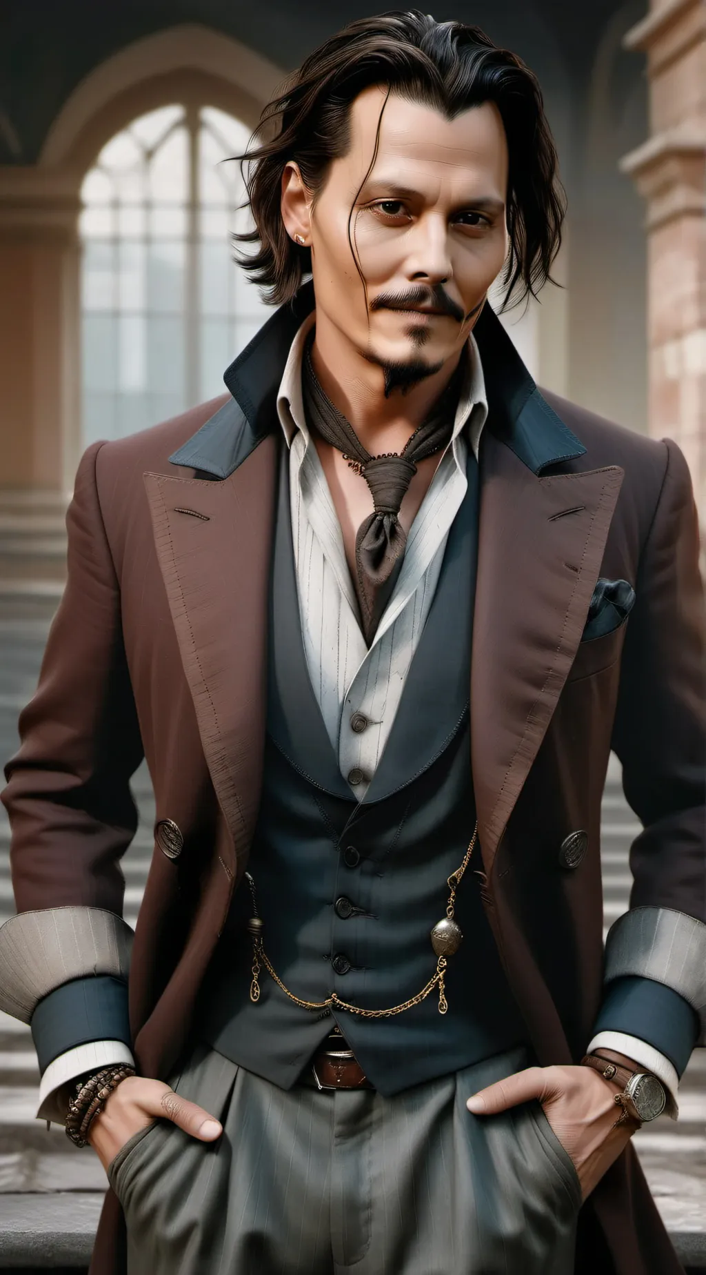 ai character: johnny  background