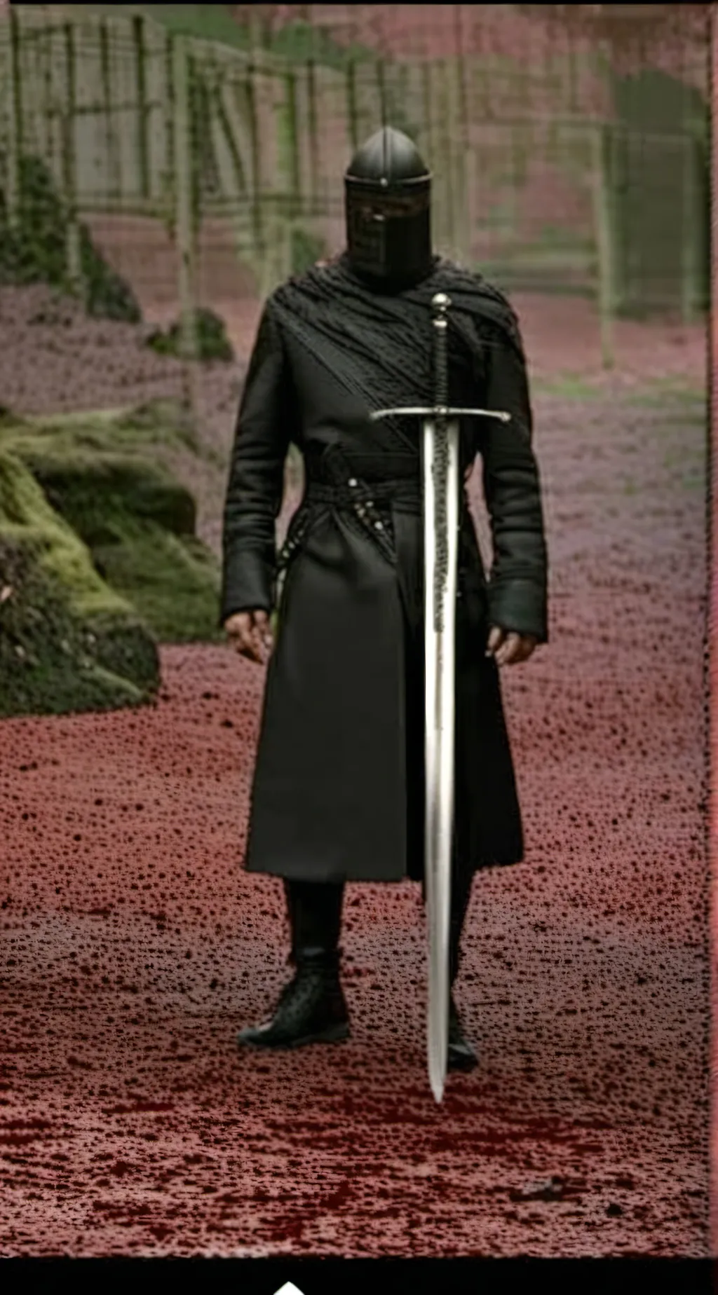 ai character: black knight background