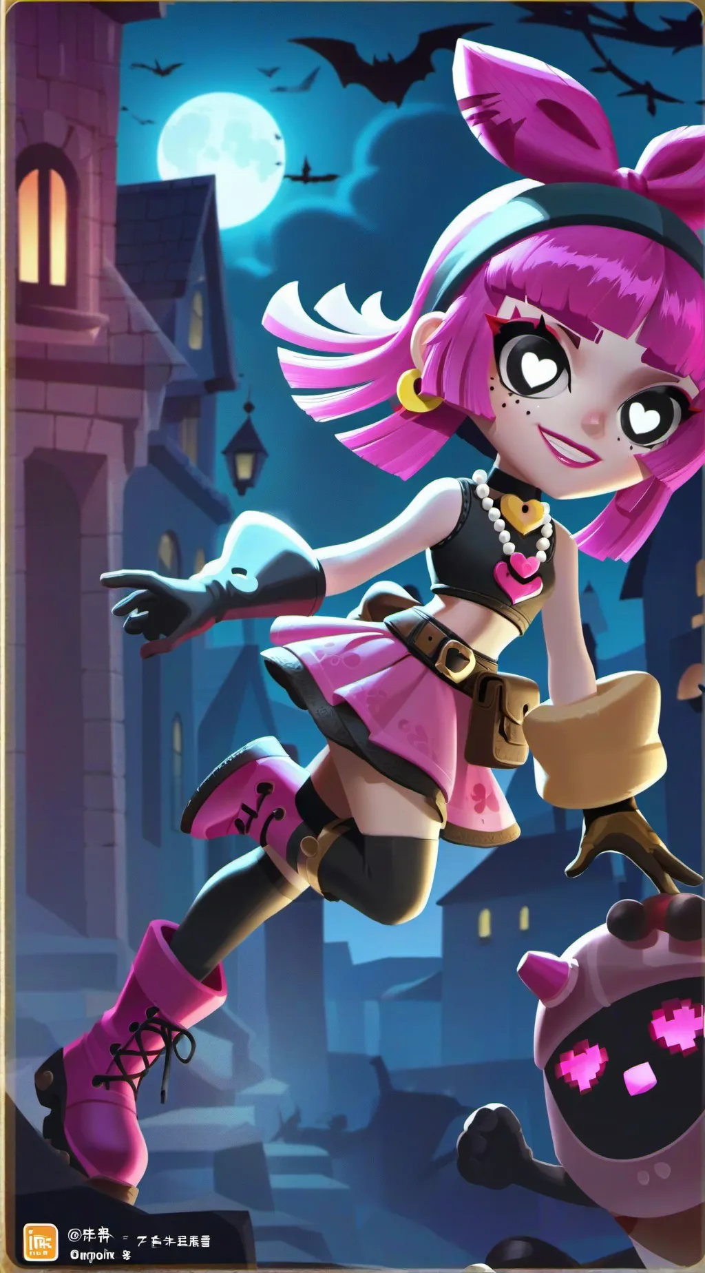 ai character: Melodie background