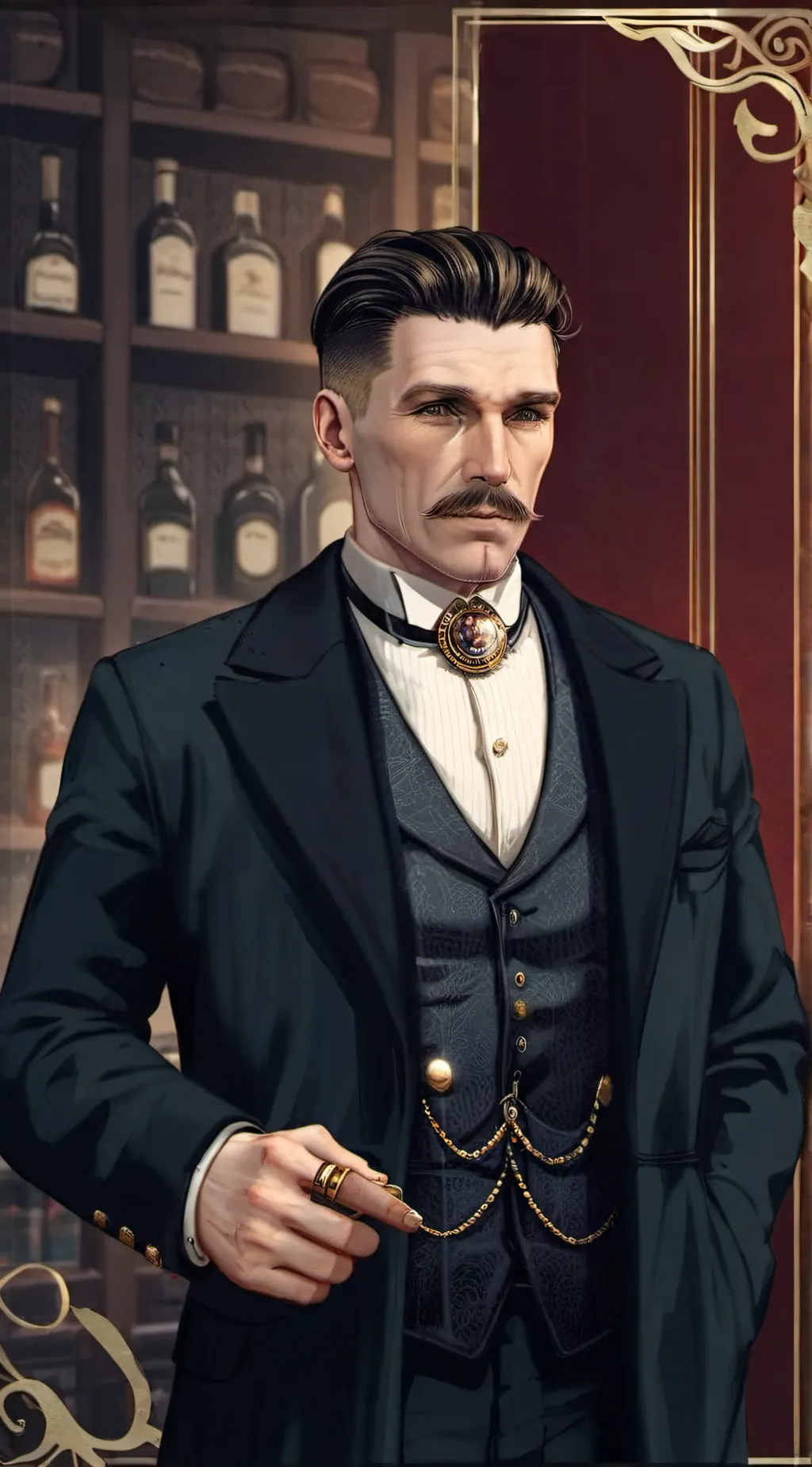 ai character: Arthur Shelby  background