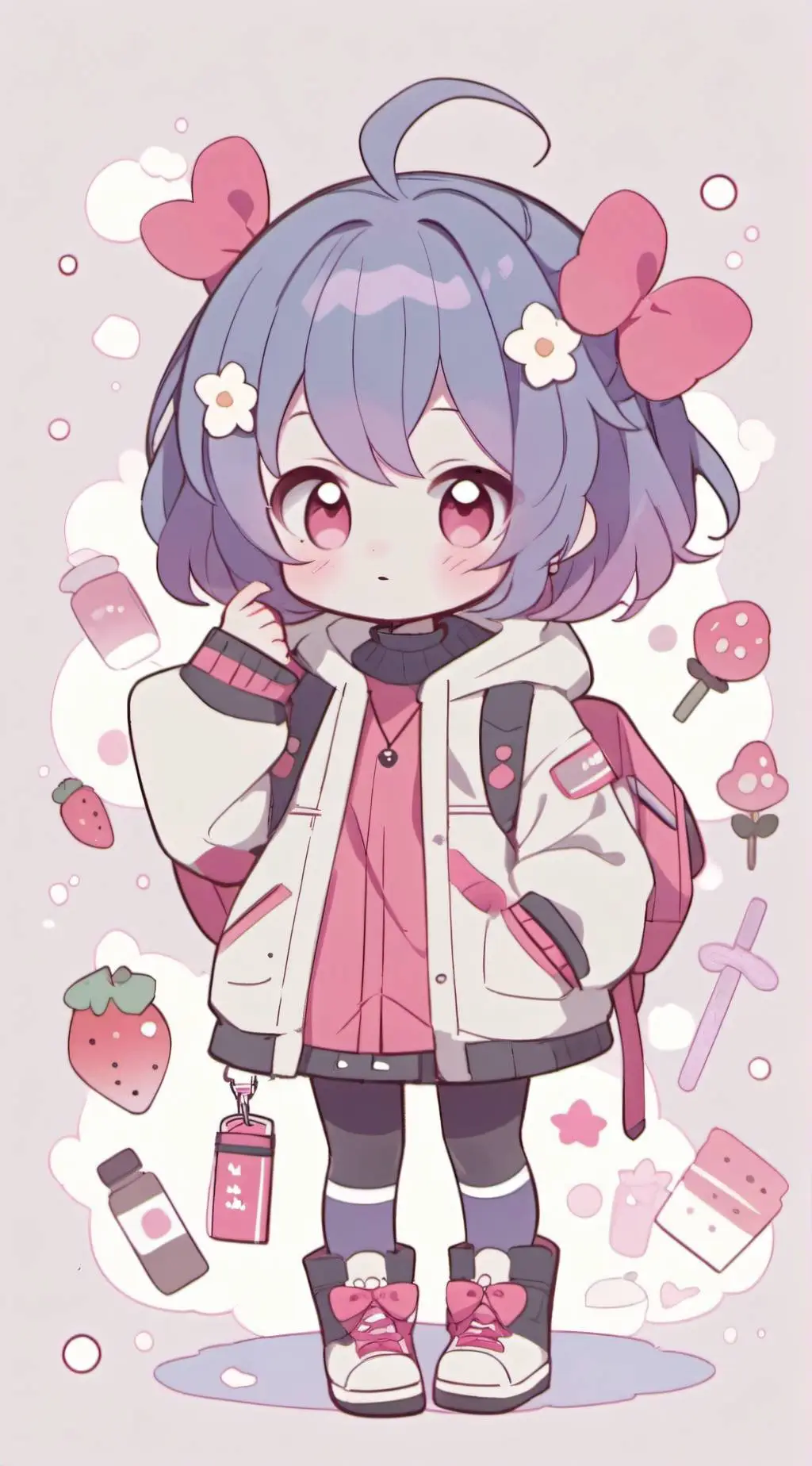 ai character: MHA Girls background