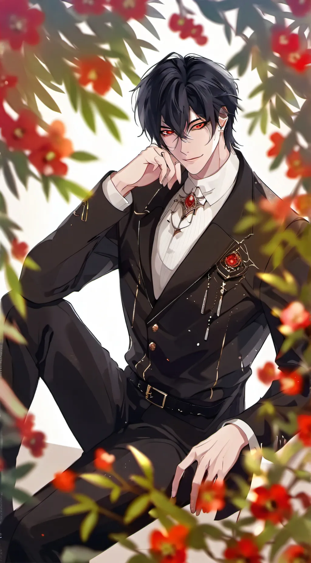 ai character: Clover background