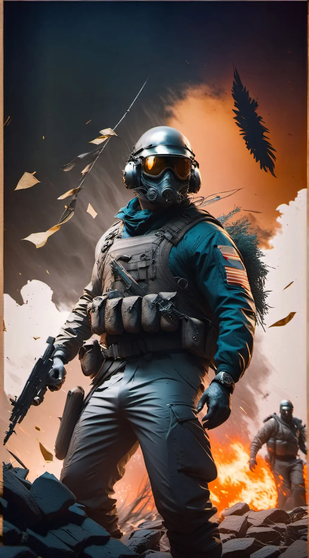 ai character: Soldier background