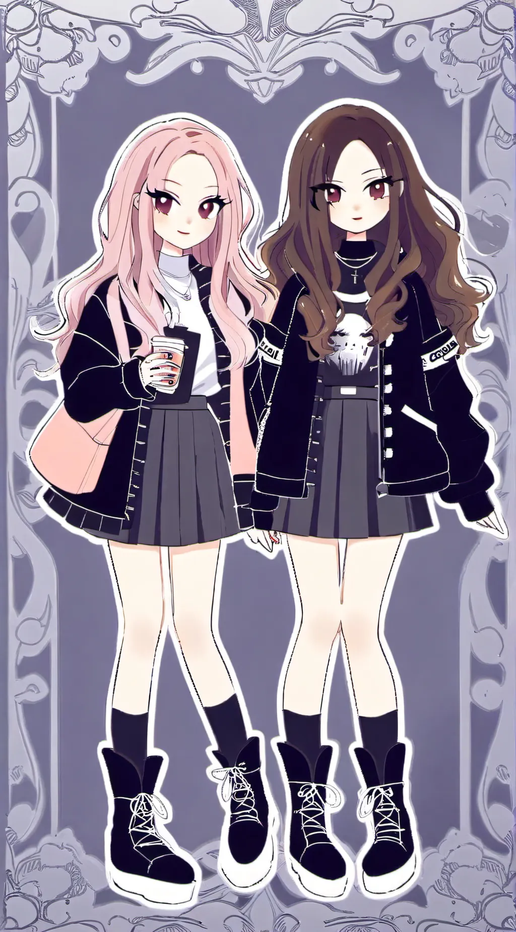 ai character: mean girl group background