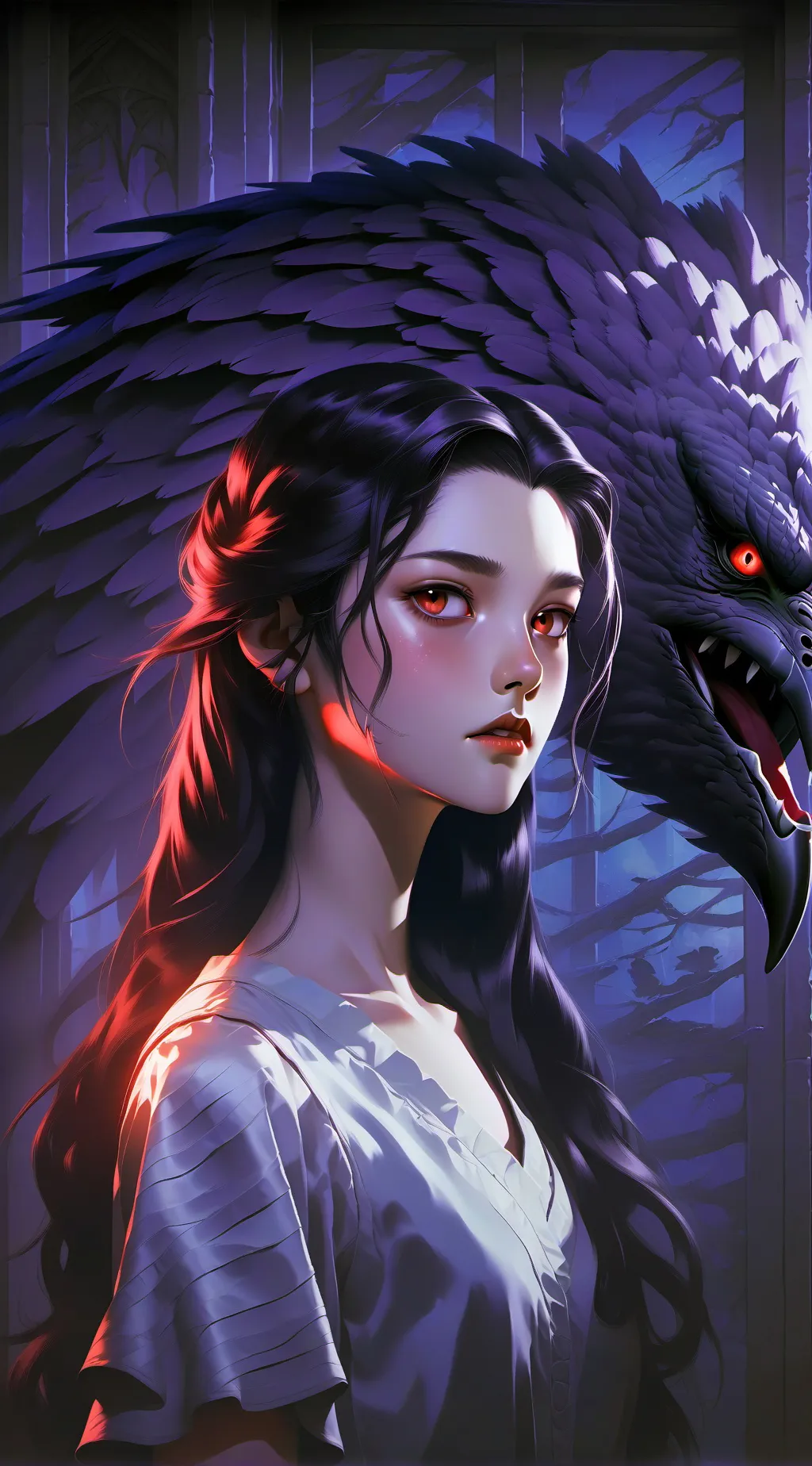ai character: Mystery of legends background