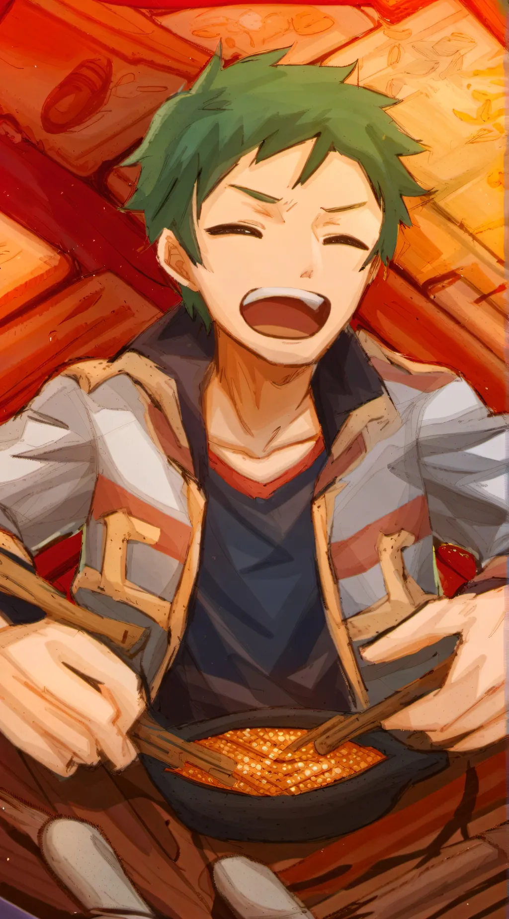 ai character: Mha background