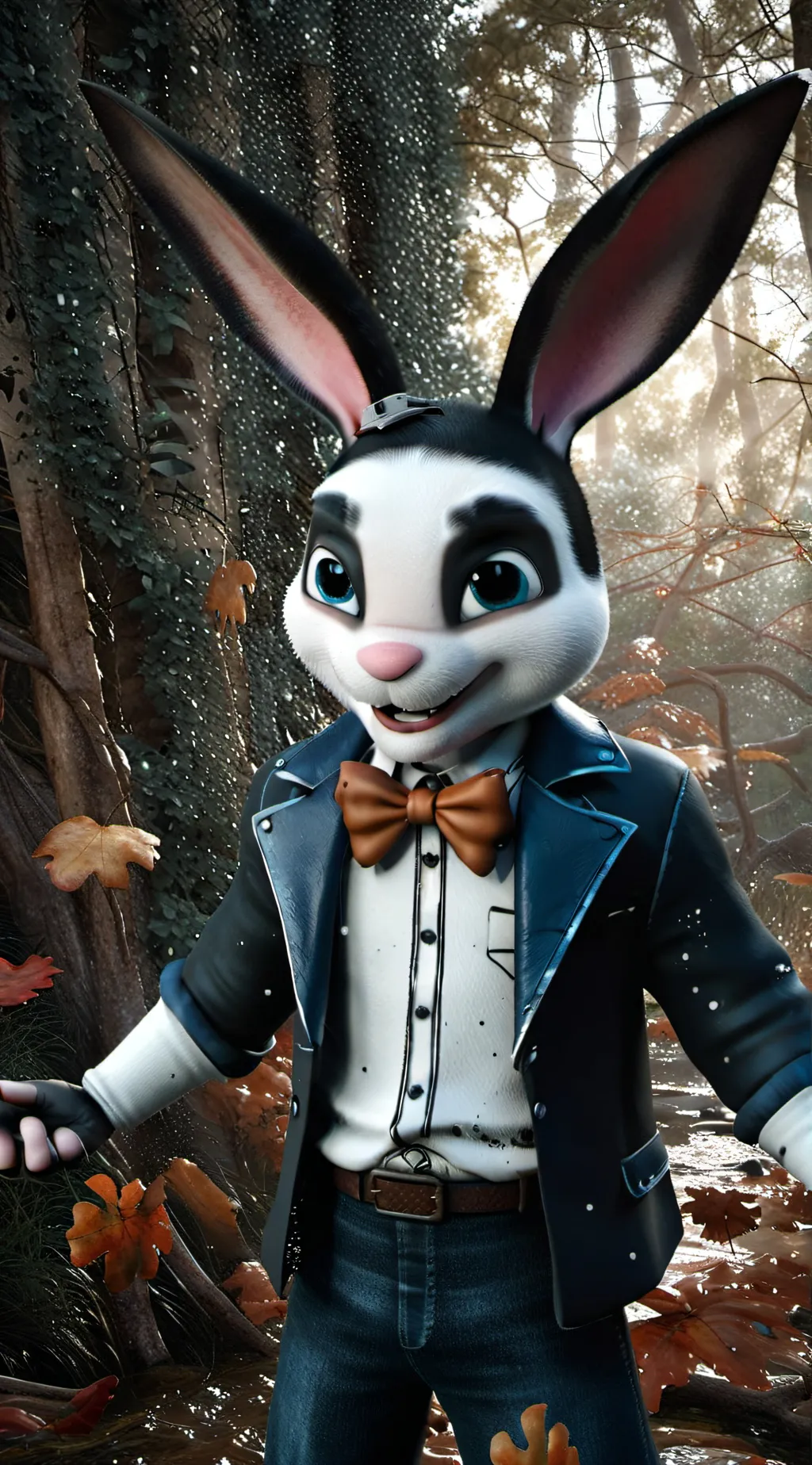 ai character: Oswald the lucky R background