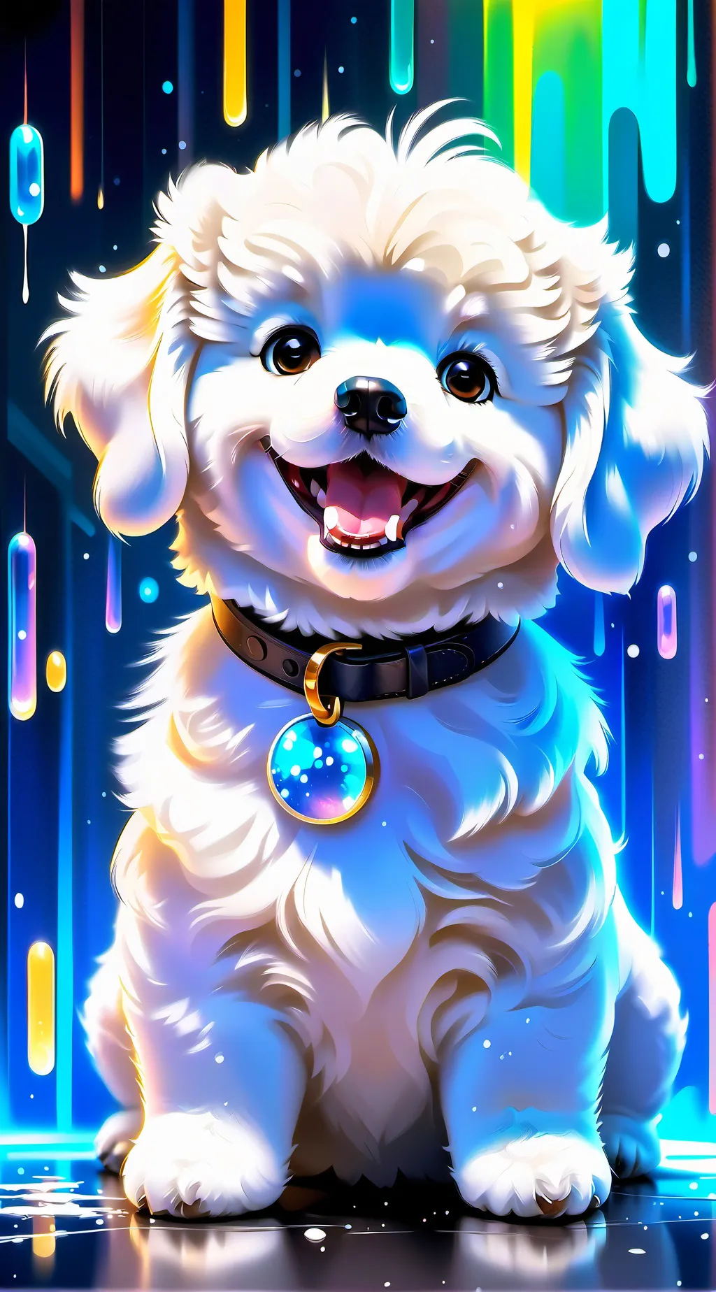 ai character: Luna background