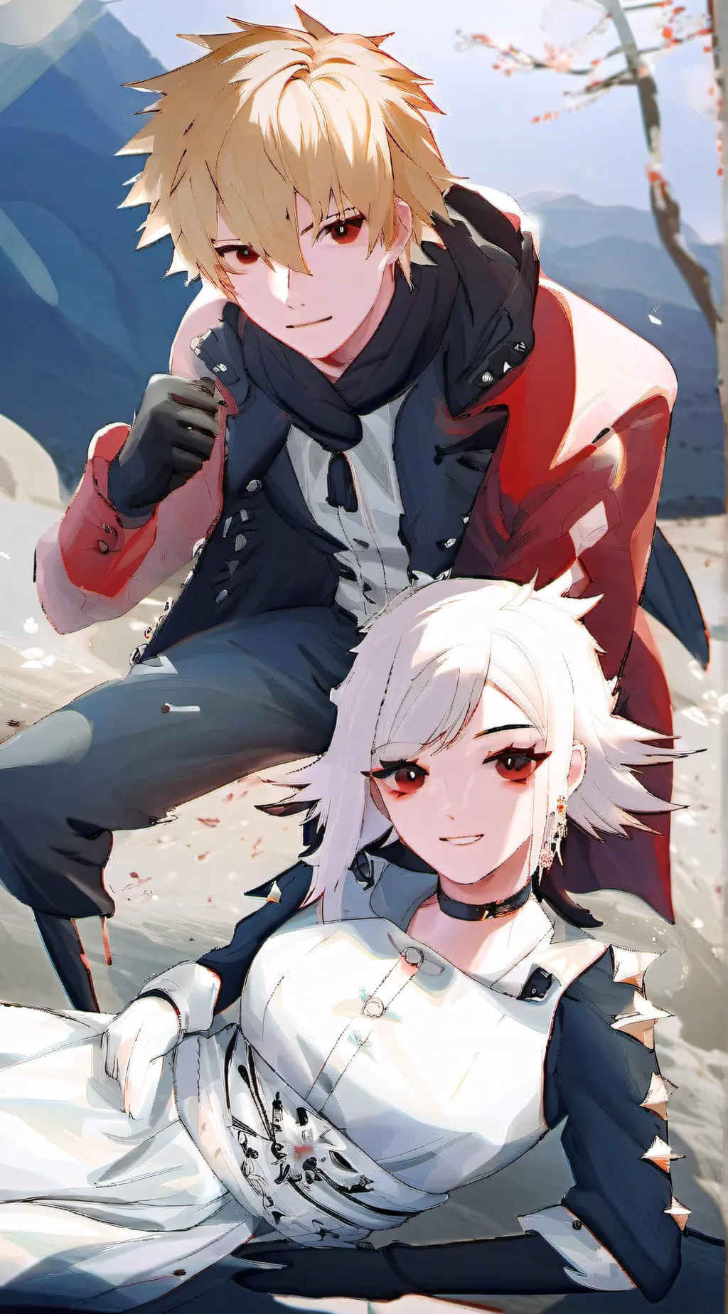 ai character: katsuki bakugo background
