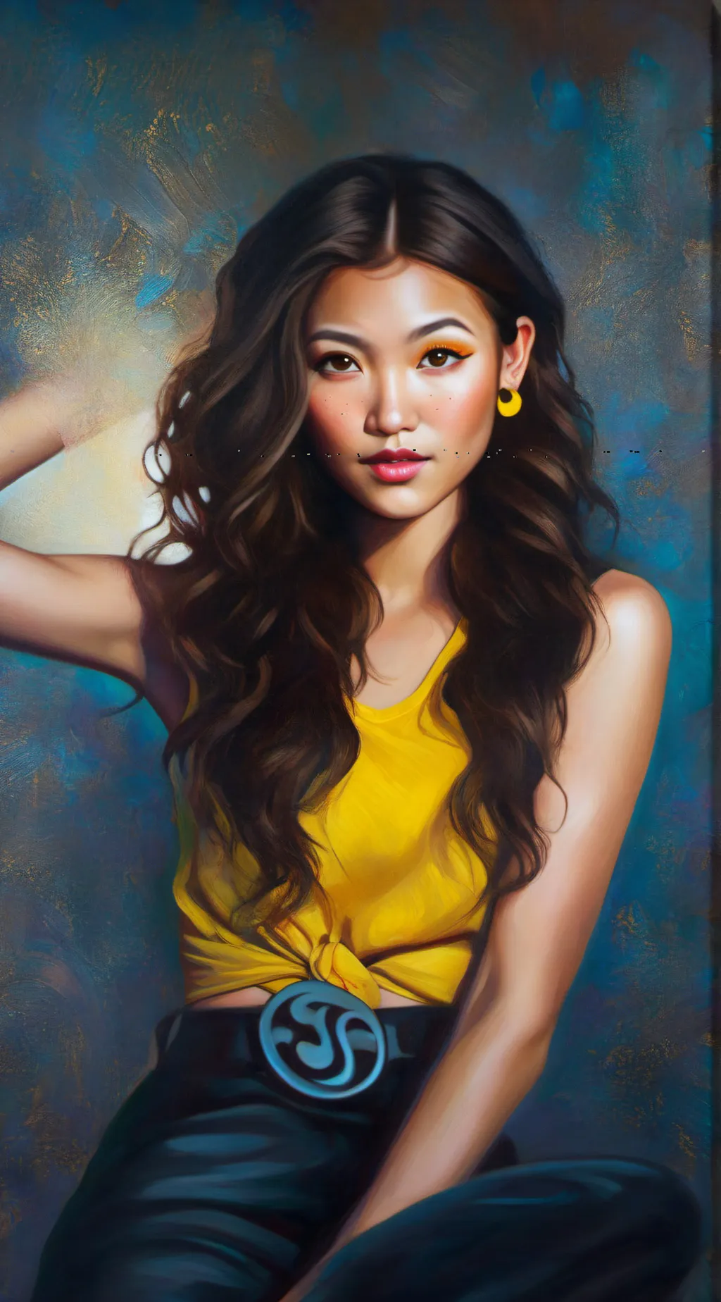 ai character: Lacy background