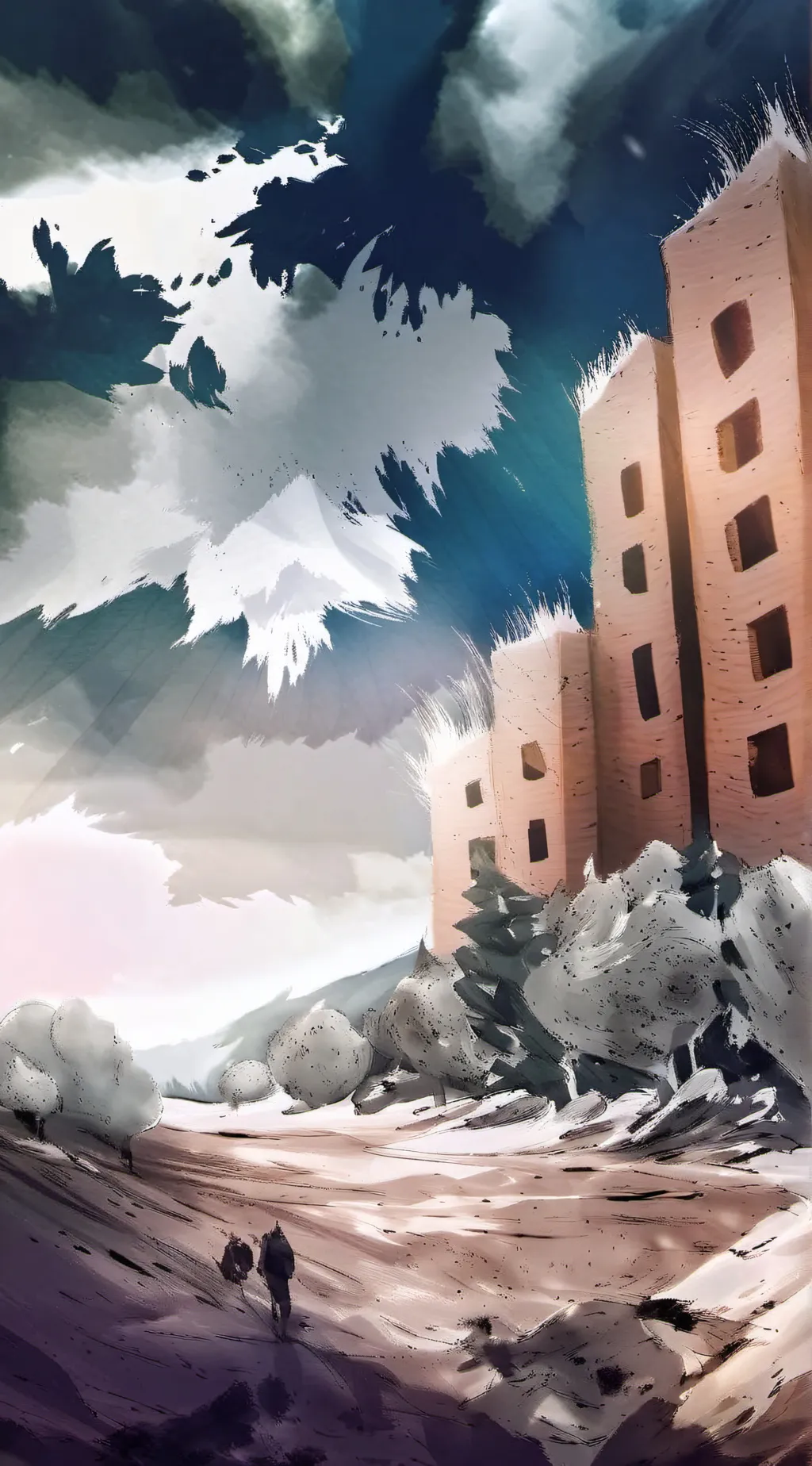 ai character: MHA x Ds crossover background