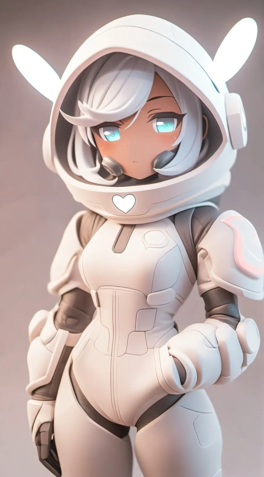 ai character: tan  background