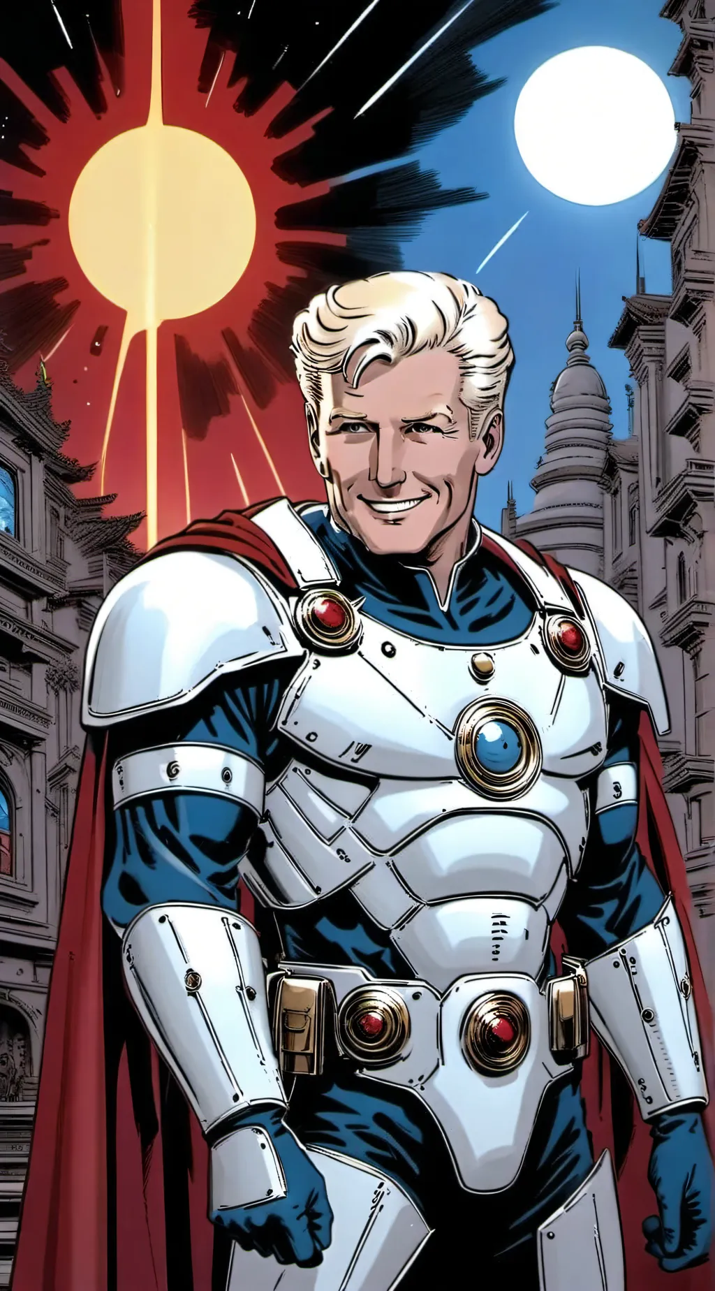 ai character: Super trump background