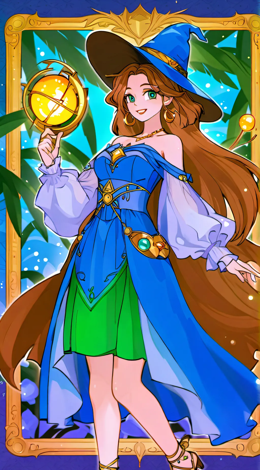 ai character: lilac background