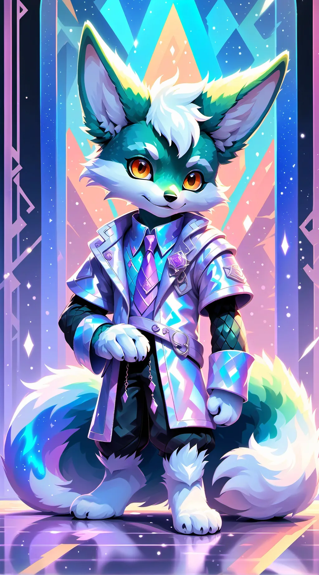 ai character: Bi,fb,furry friend background