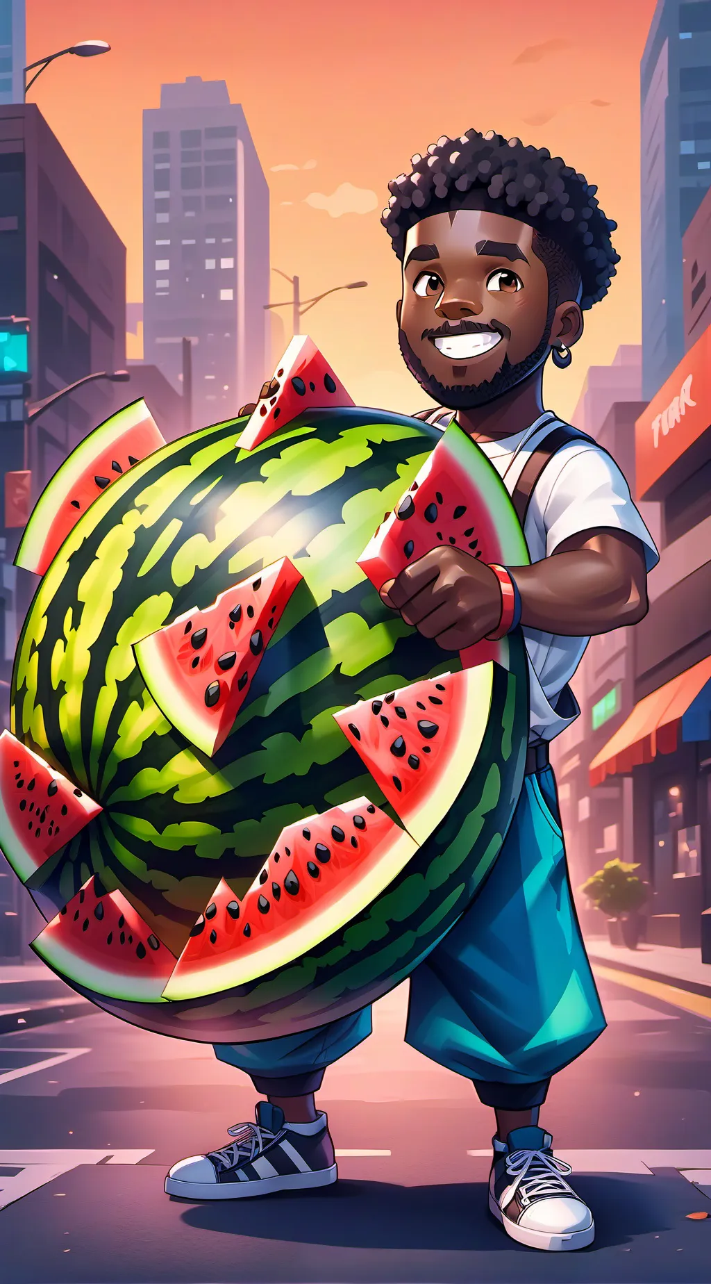 Talkie AI - Chat with watermelon man